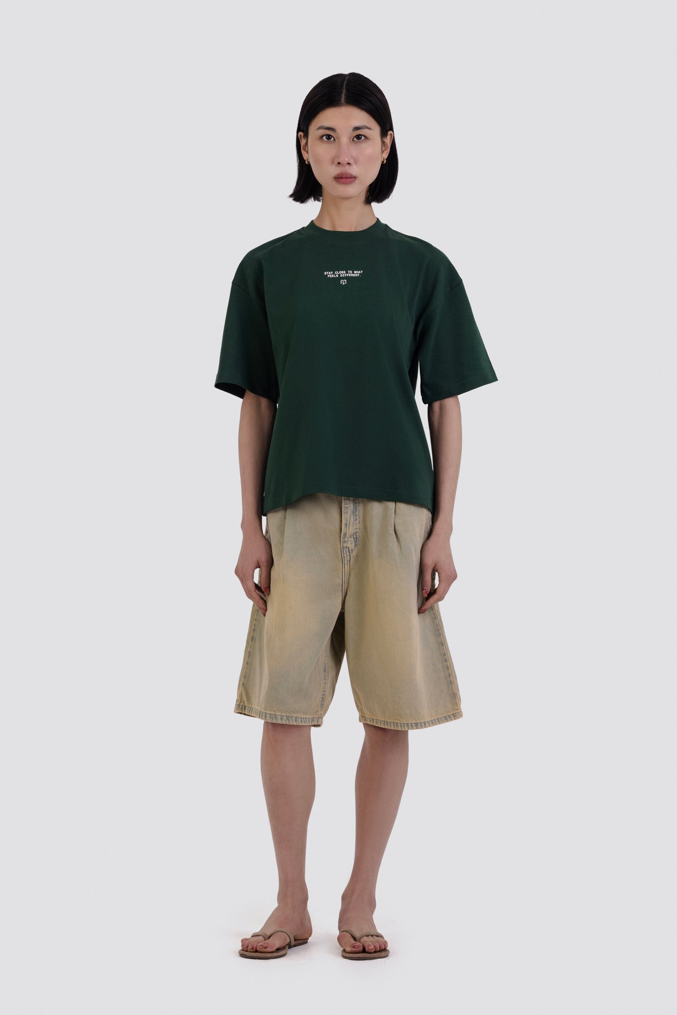 04X Oversized Stay Close Forest T-Shirt