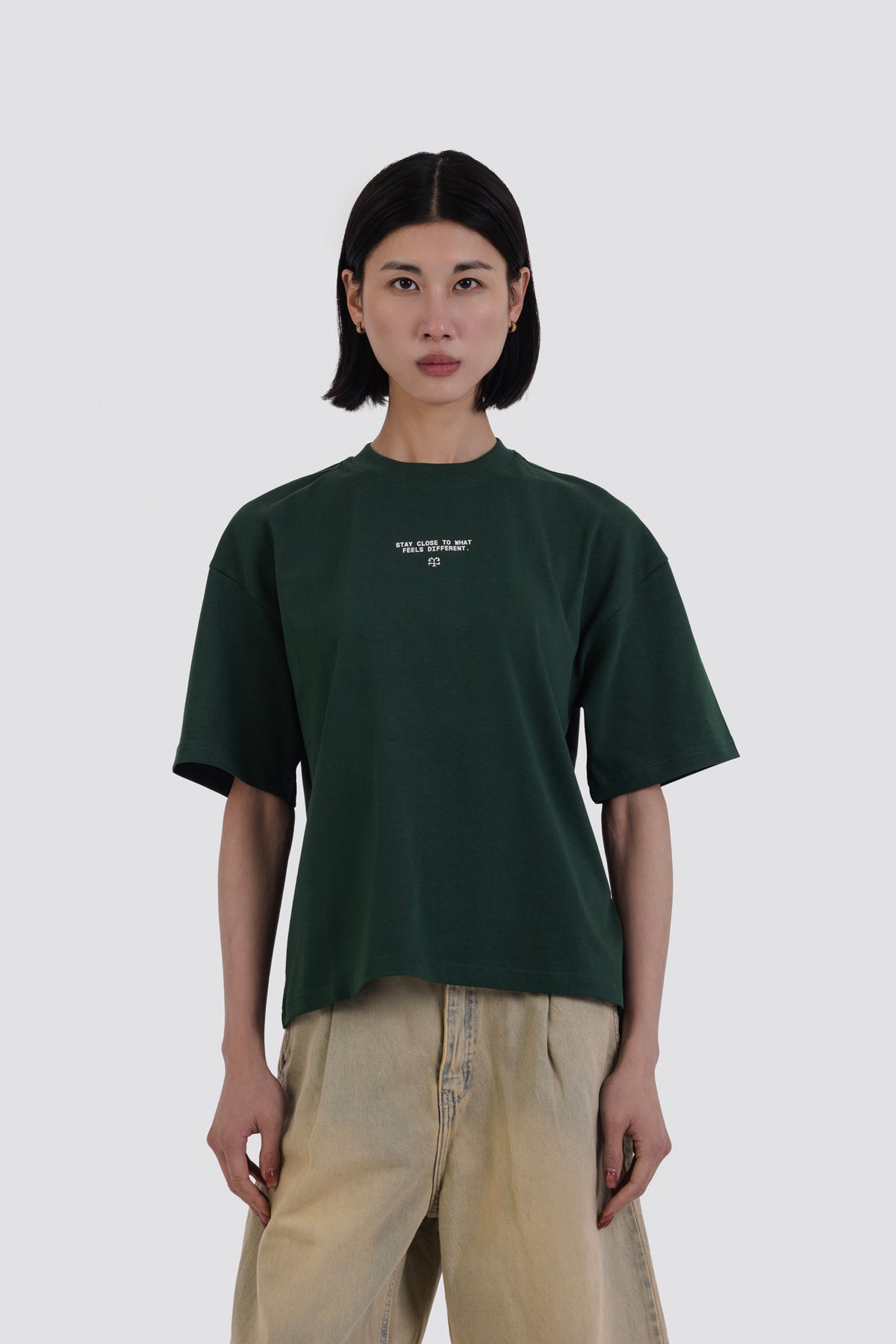 04X Oversized Stay Close Forest T-Shirt