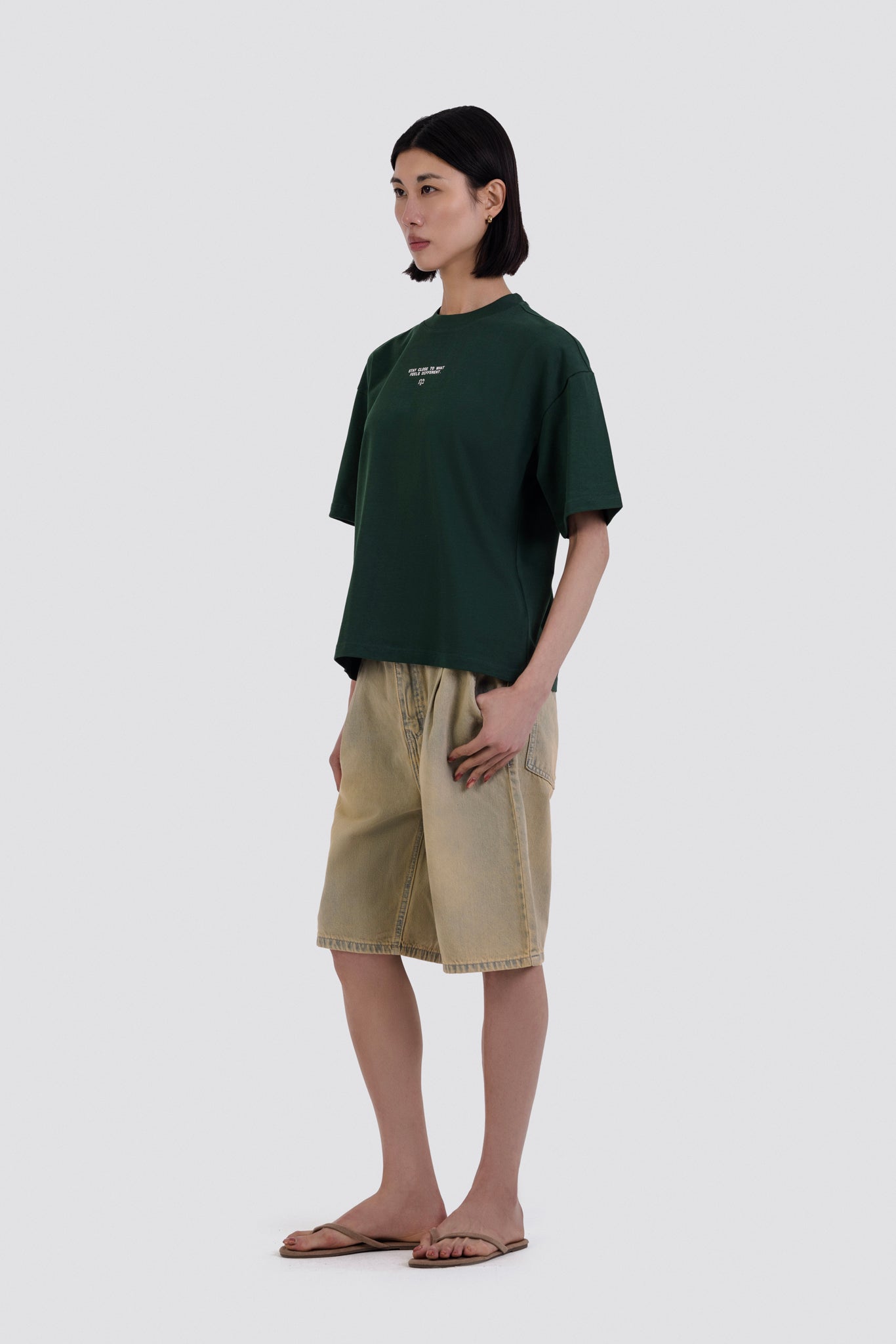 04X Oversized Stay Close Forest T-Shirt