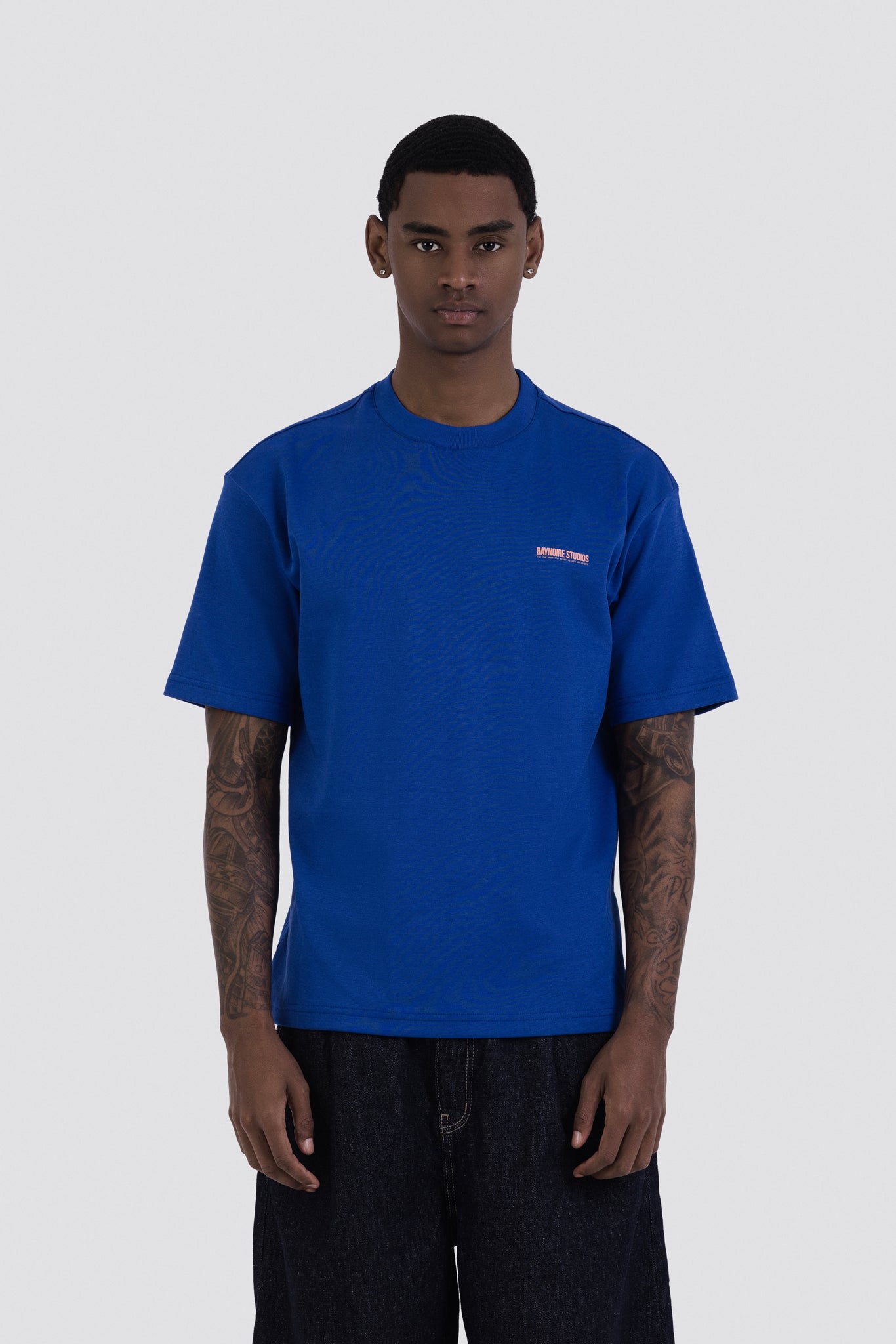 04X Oversized Royal Blue Baynoire Studios E2 T-Shirt