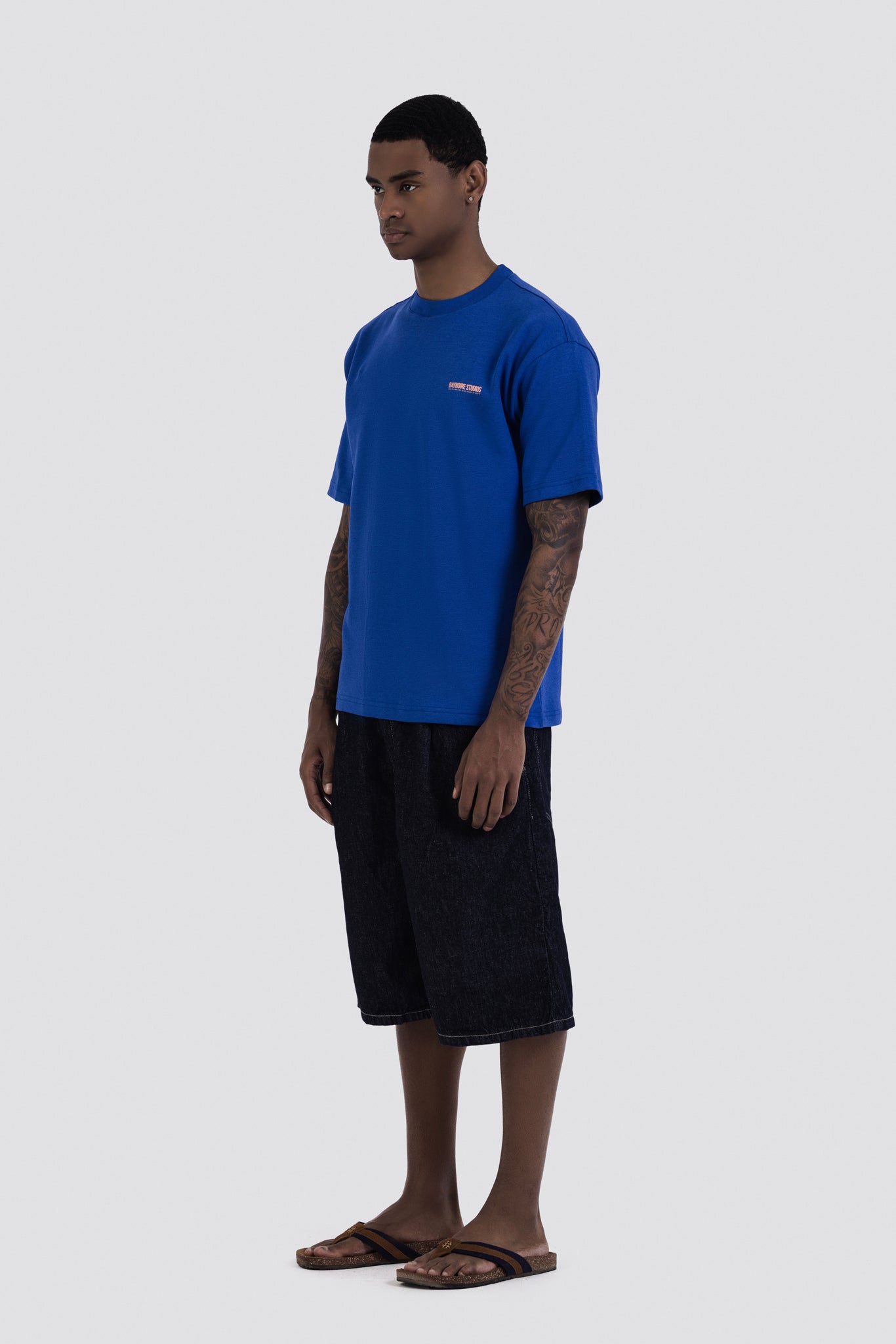 04X Oversized Royal Blue Baynoire Studios E2 T-Shirt