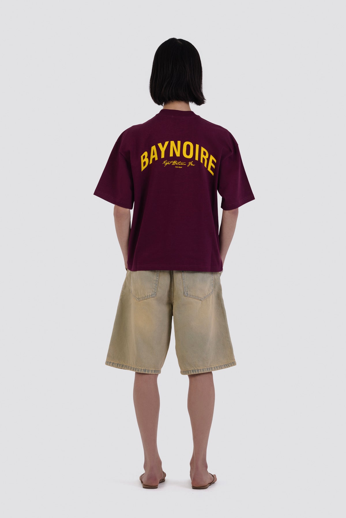 04X Oversized KBF Burgundy T-Shirt