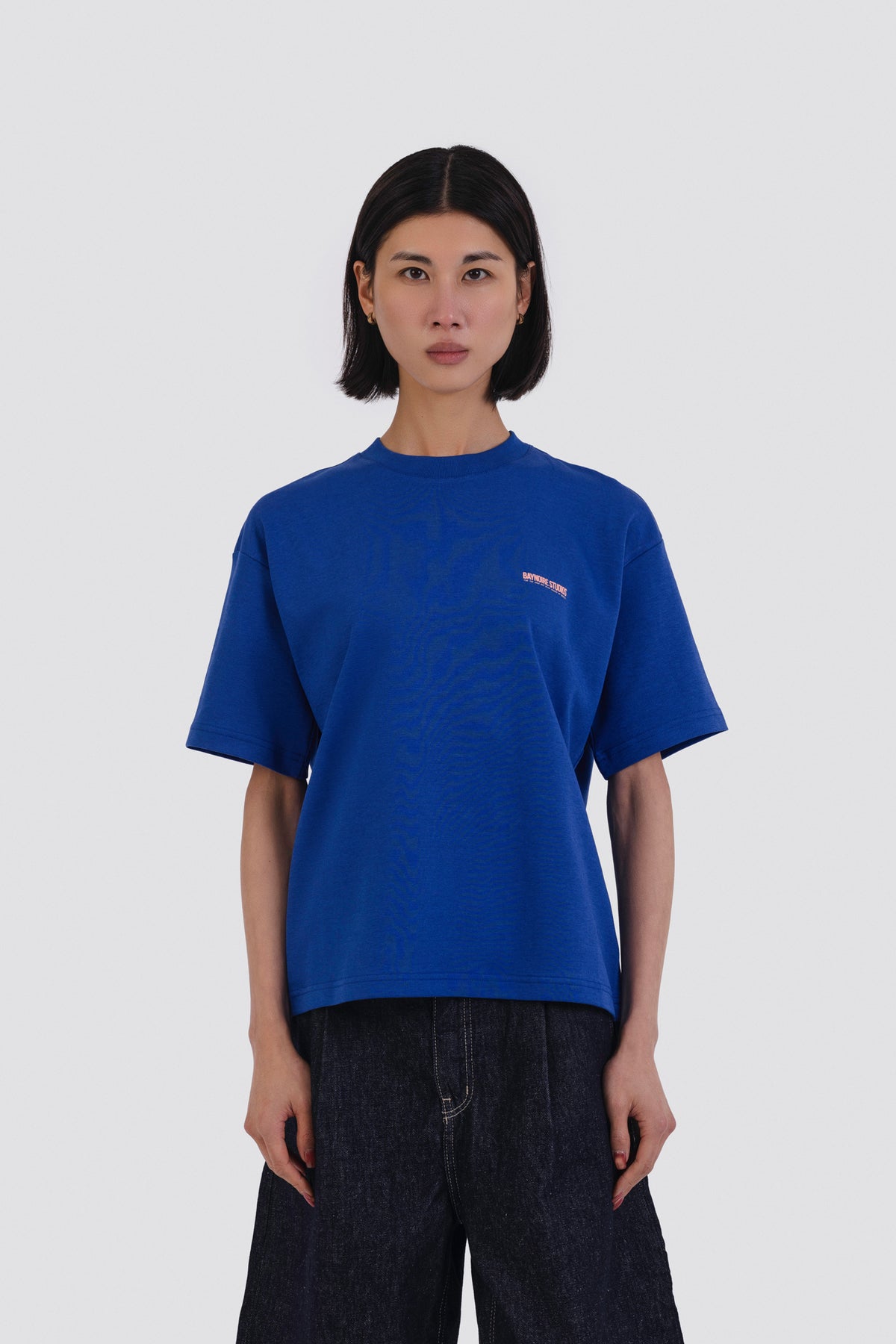 04X Oversized Royal Blue Baynoire Studios E2 T-Shirt