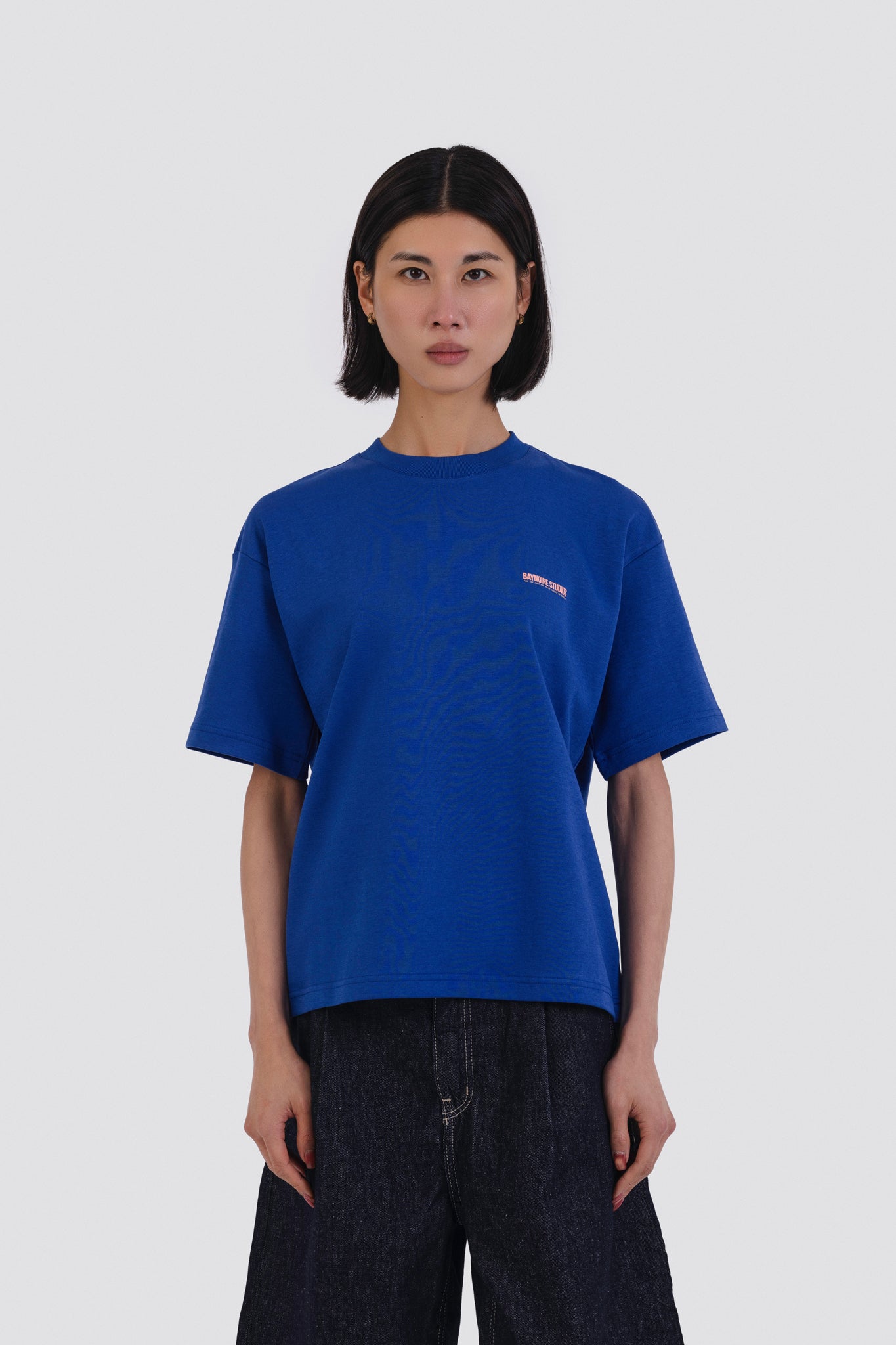 04X Oversized Royal Blue Baynoire Studios E2 T-Shirt