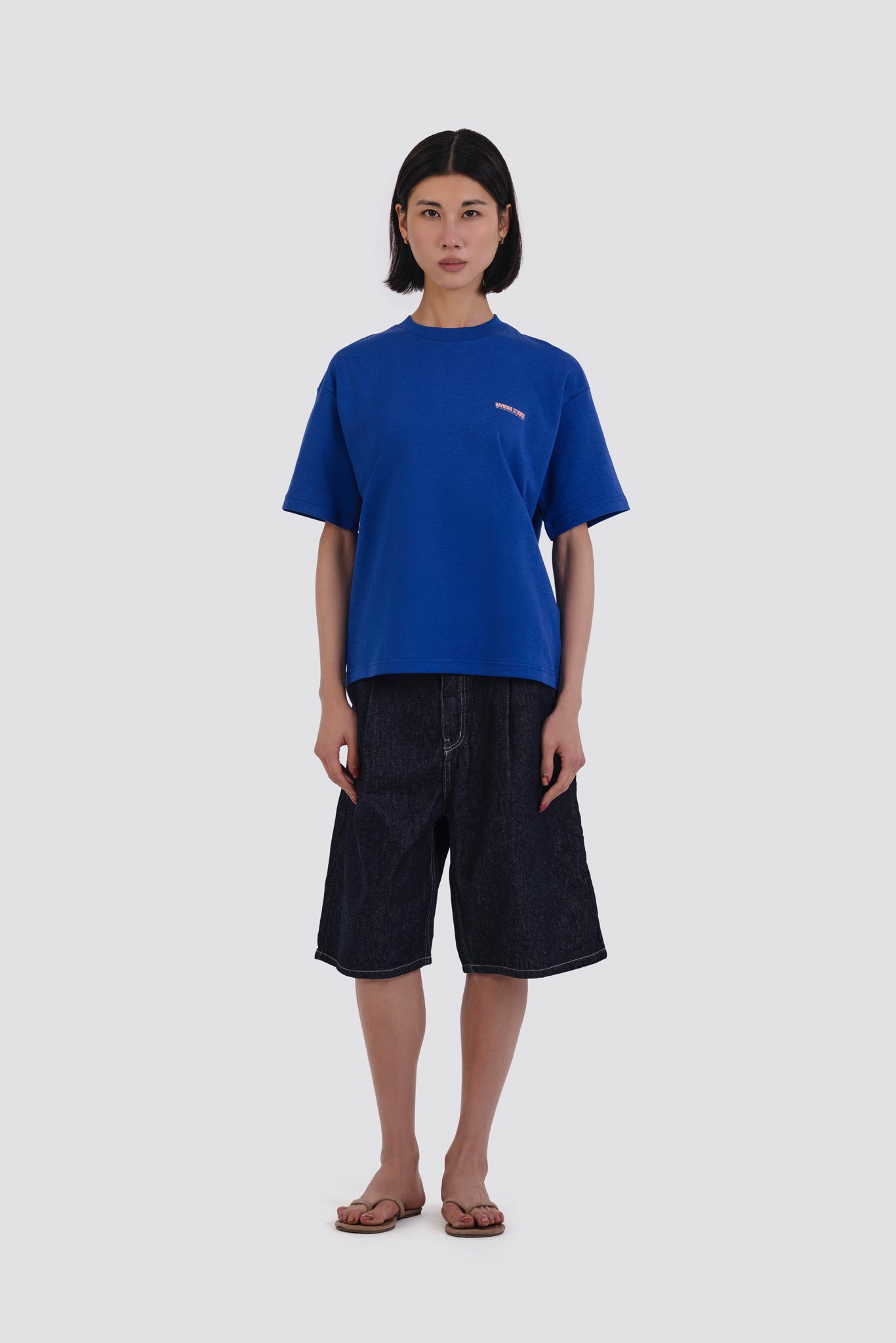 04X Oversized Royal Blue Baynoire Studios E2 T-Shirt