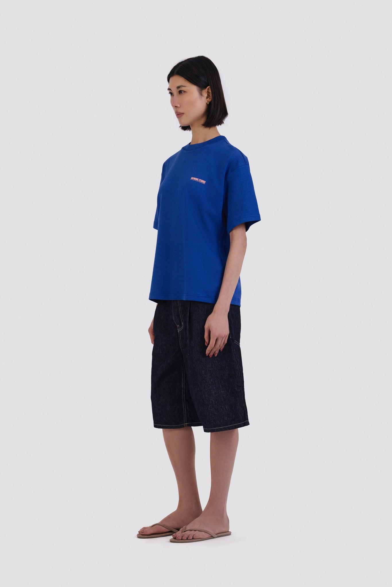 04X Oversized Royal Blue Baynoire Studios E2 T-Shirt