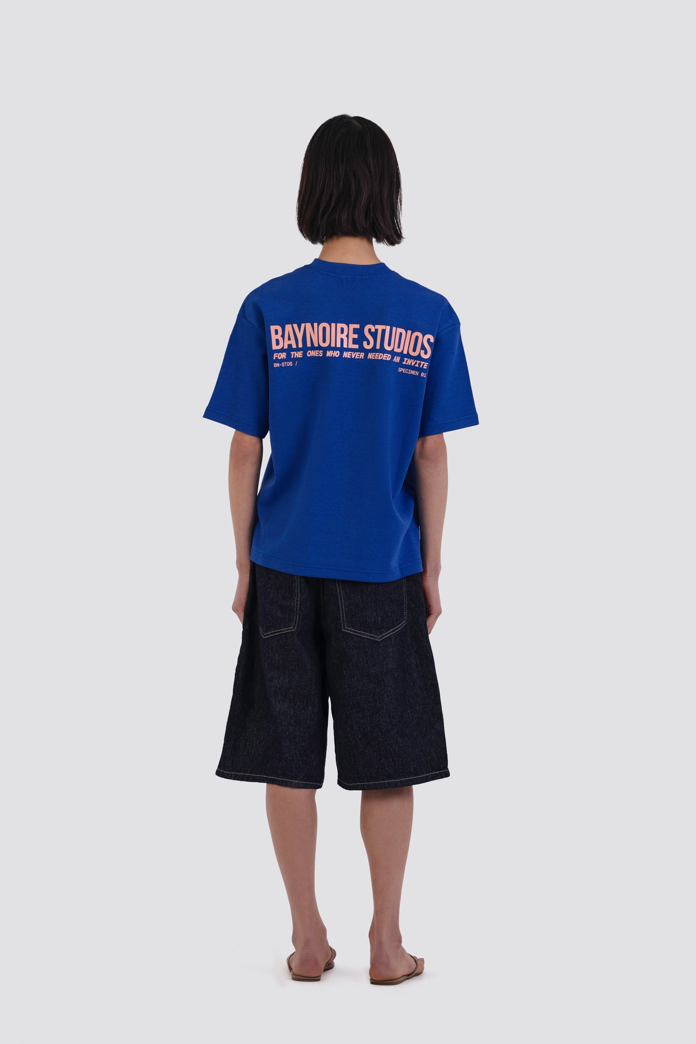 04X Oversized Royal Blue Baynoire Studios E2 T-Shirt