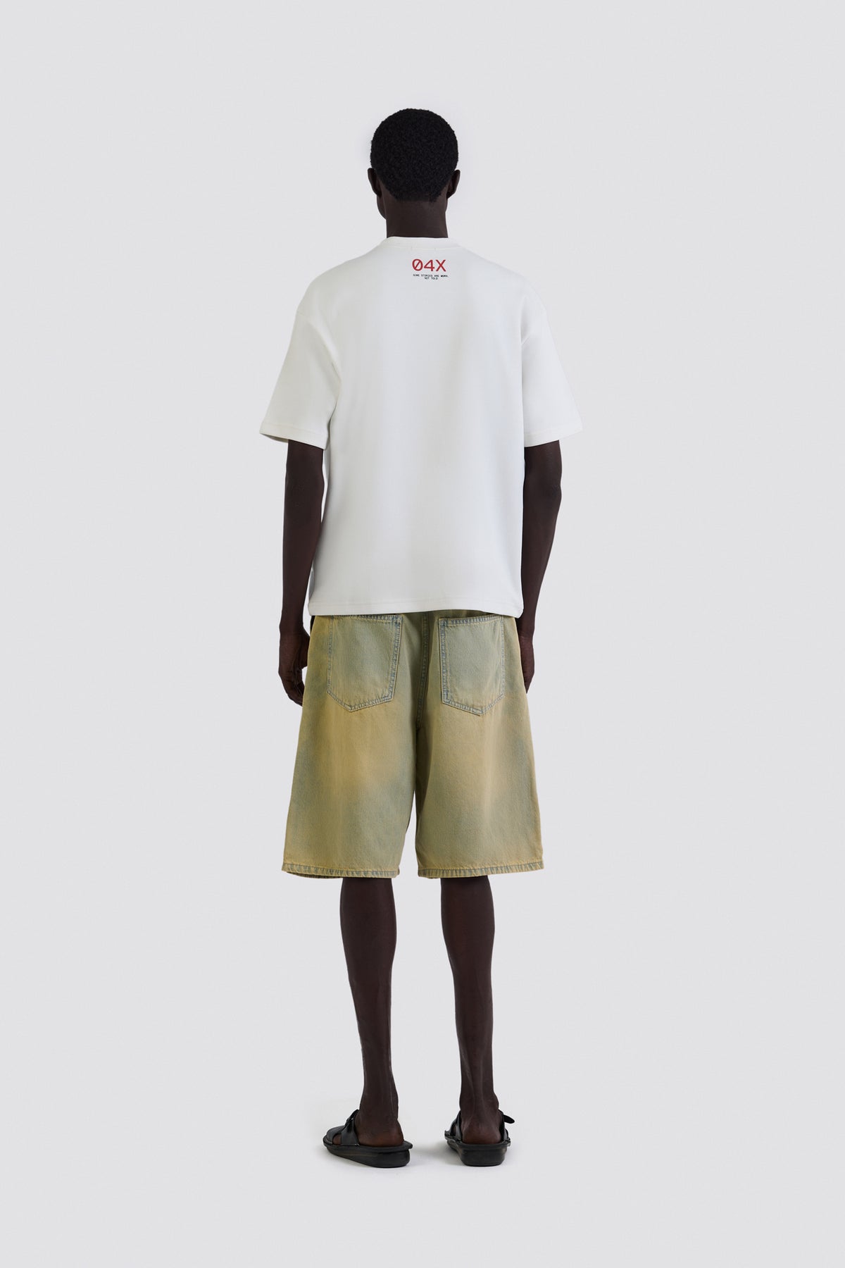 04X Oversized White Stories T-Shirt