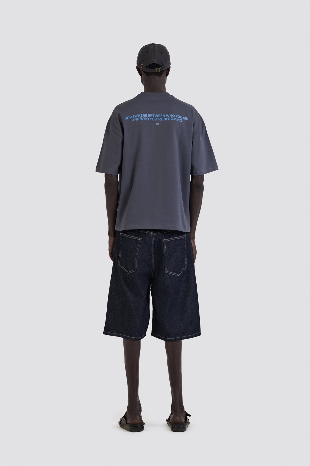04X Oversized Some Where Anchor T-Shirt