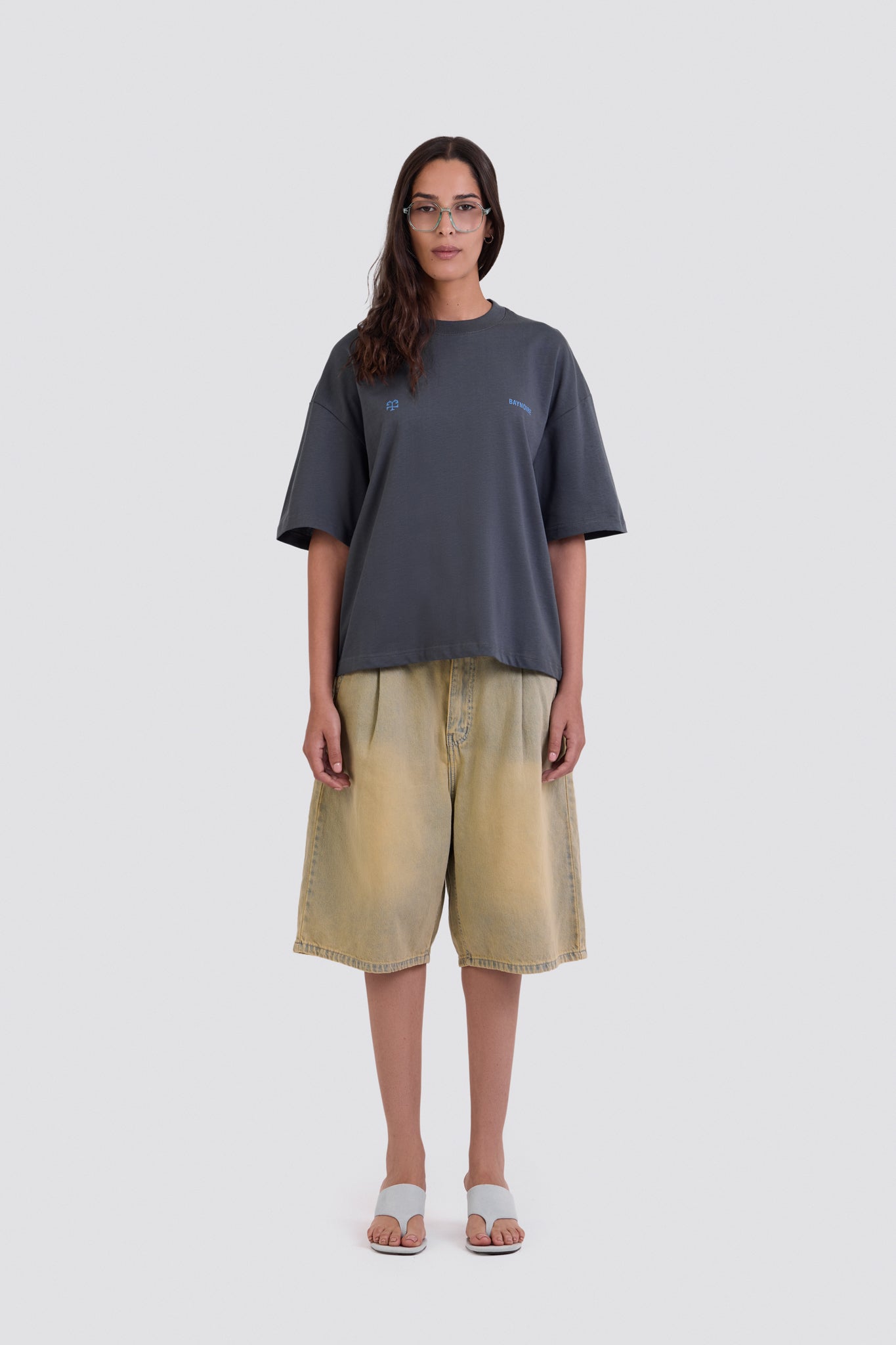 04X Oversized Some Where Anchor T-Shirt