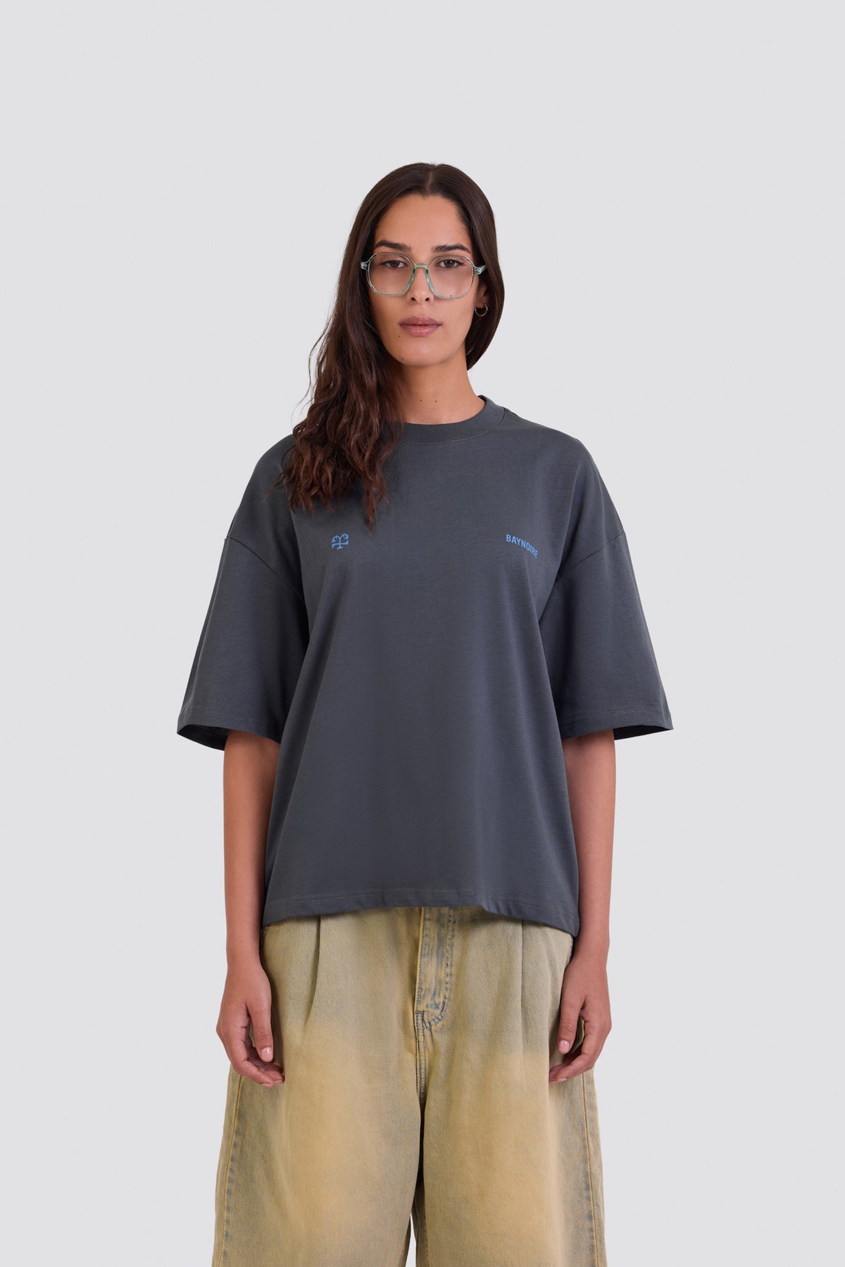 04X Oversized Some Where Anchor T-Shirt