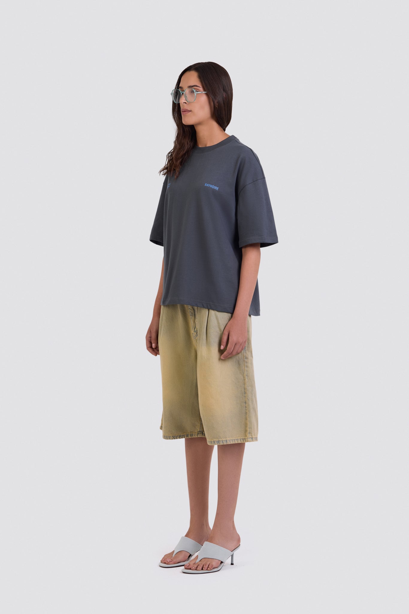 04X Oversized Some Where Anchor T-Shirt