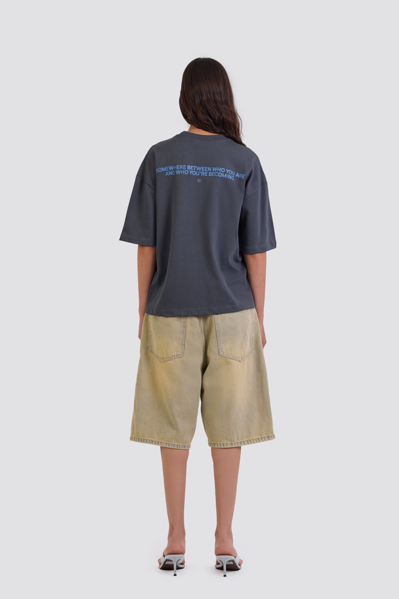 04X Oversized Some Where Anchor T-Shirt