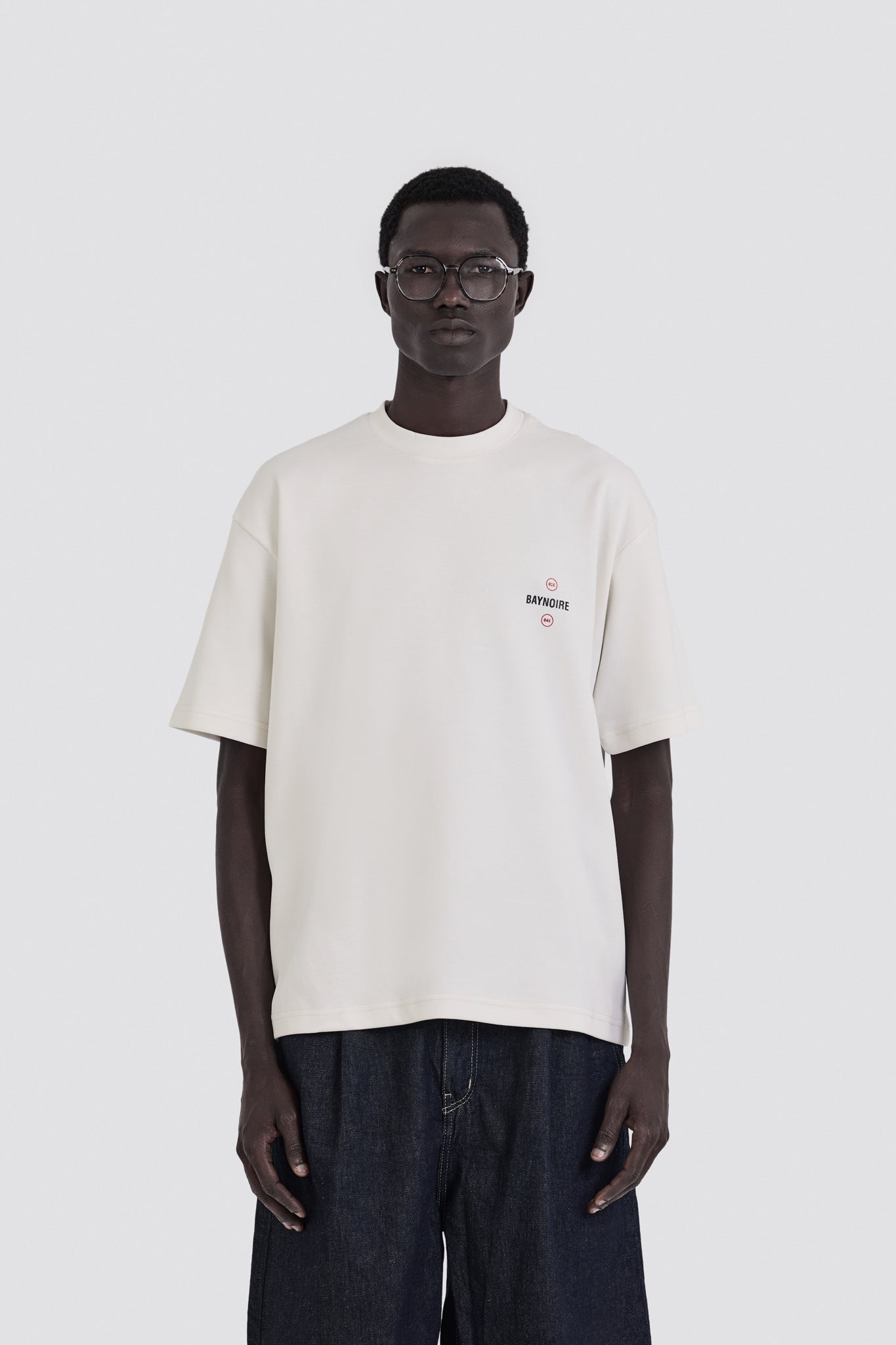 04X Oversized White Baynoire 01E/04X T-Shirt