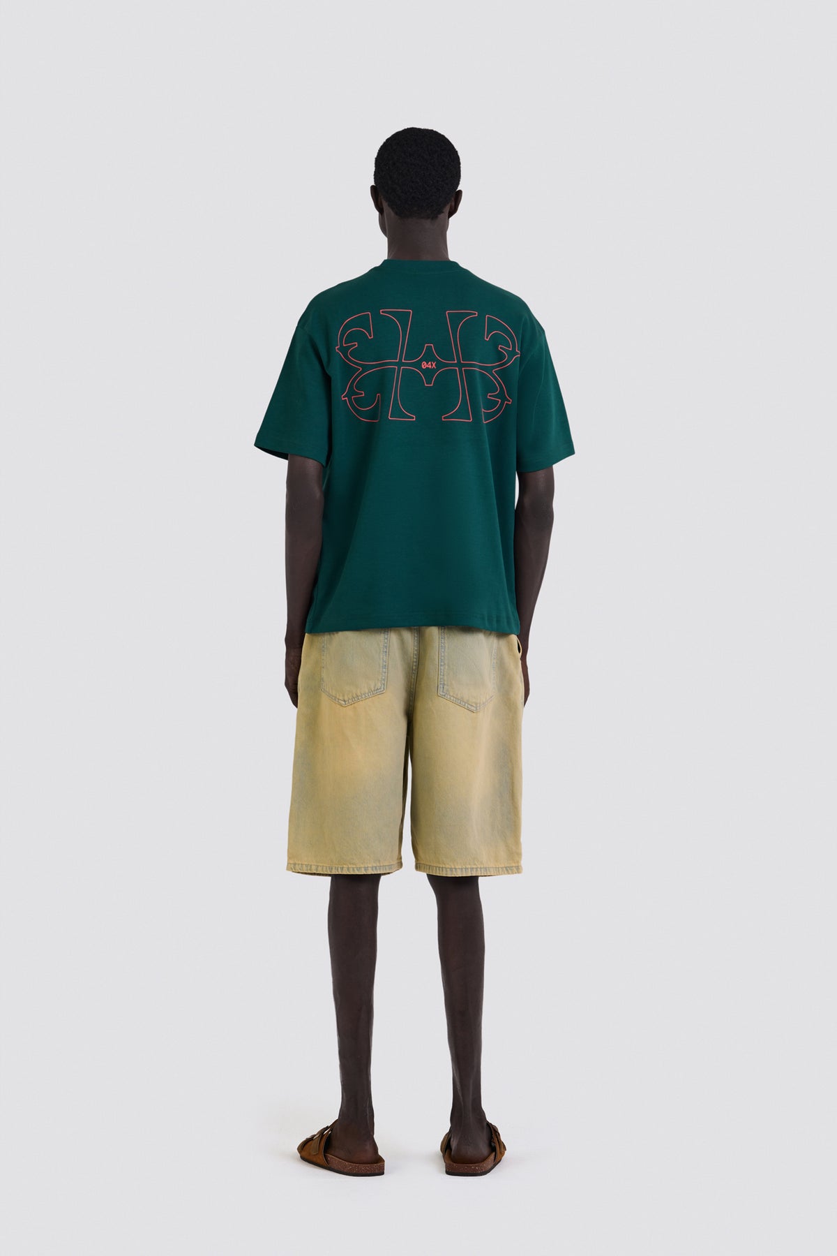 04X Oversized Teal 2X Monogram T-Shirt
