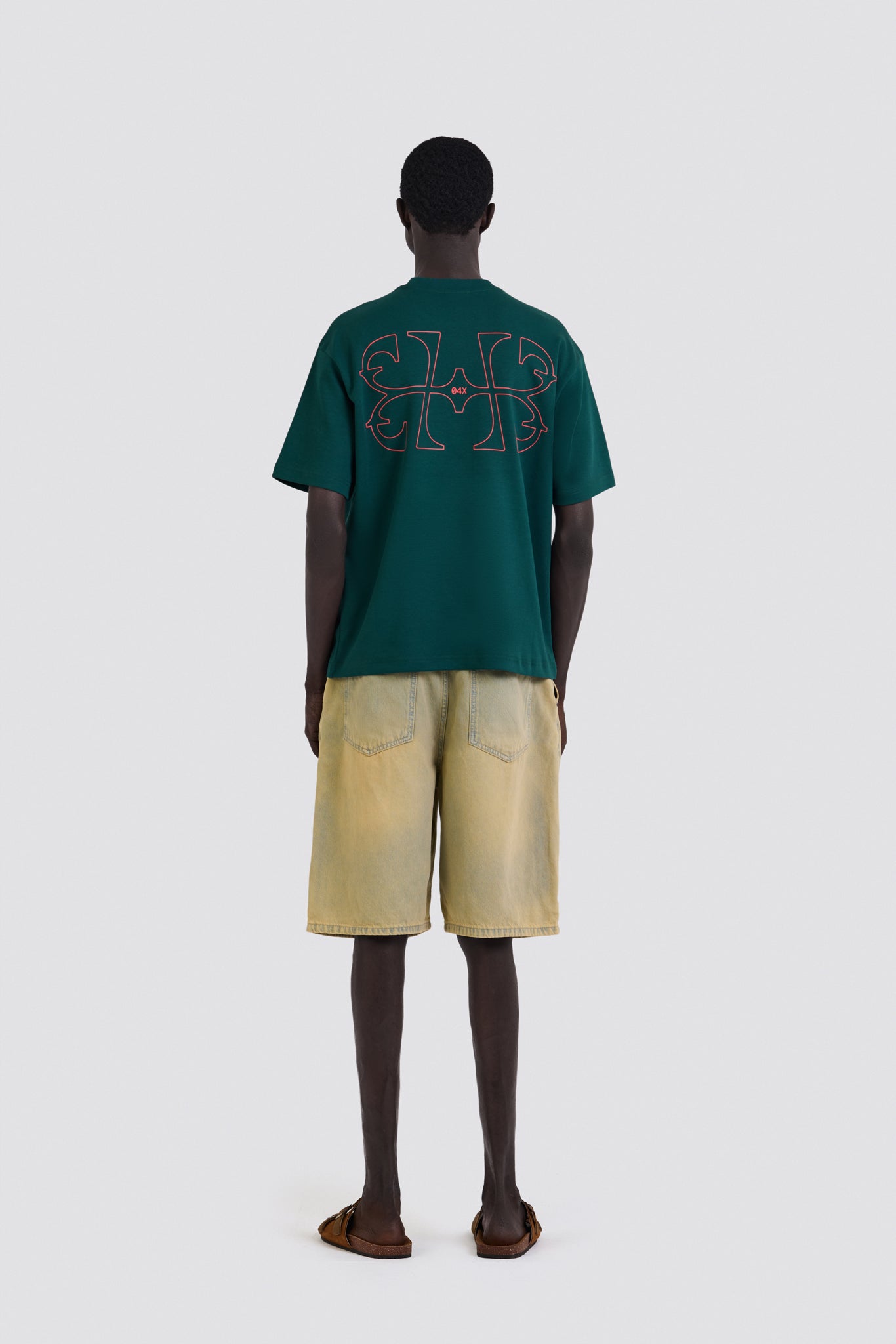 04X Oversized Teal 2X Monogram T-Shirt