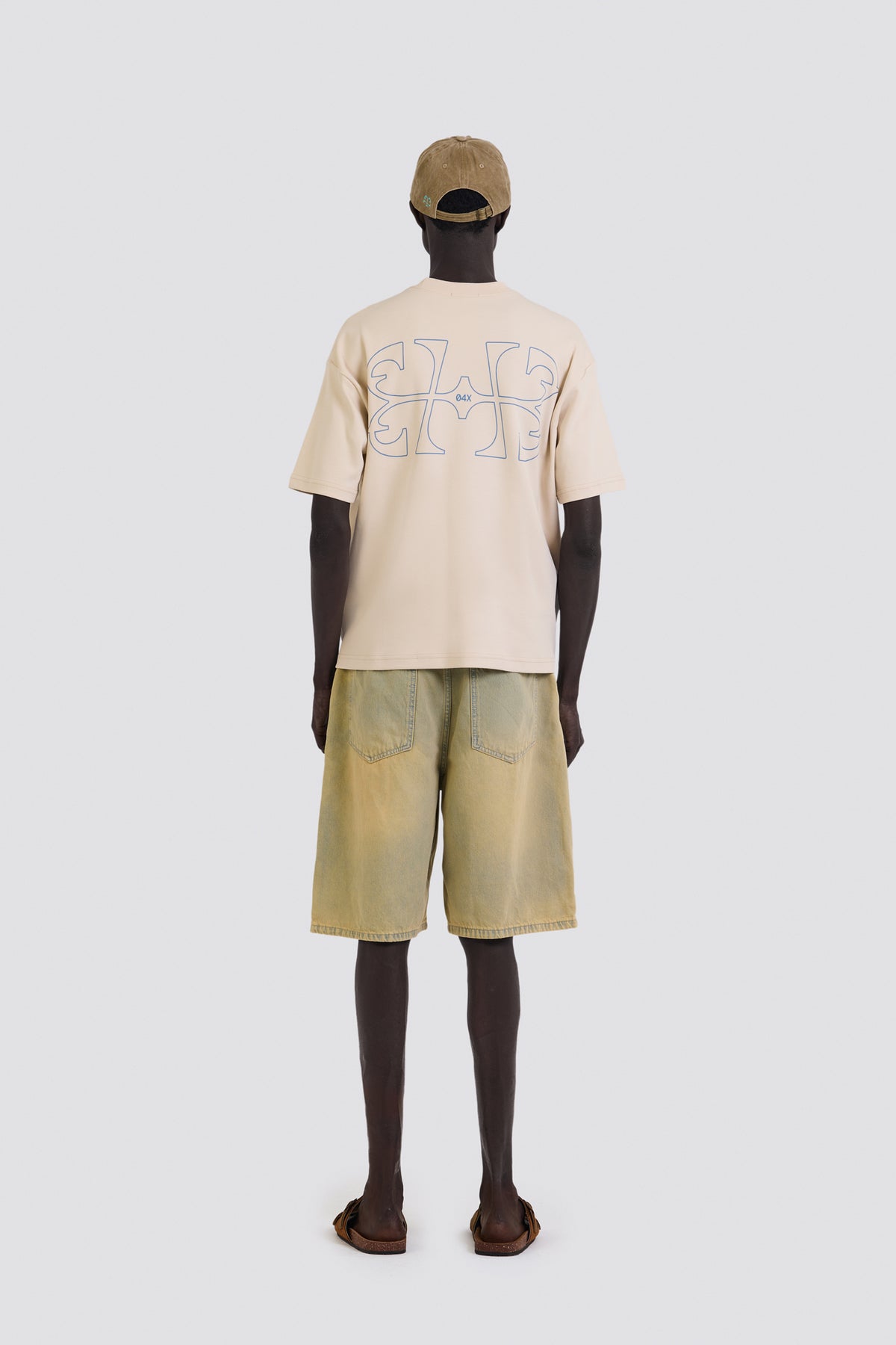 04X Oversized Cream 2X Monogram T-Shirt