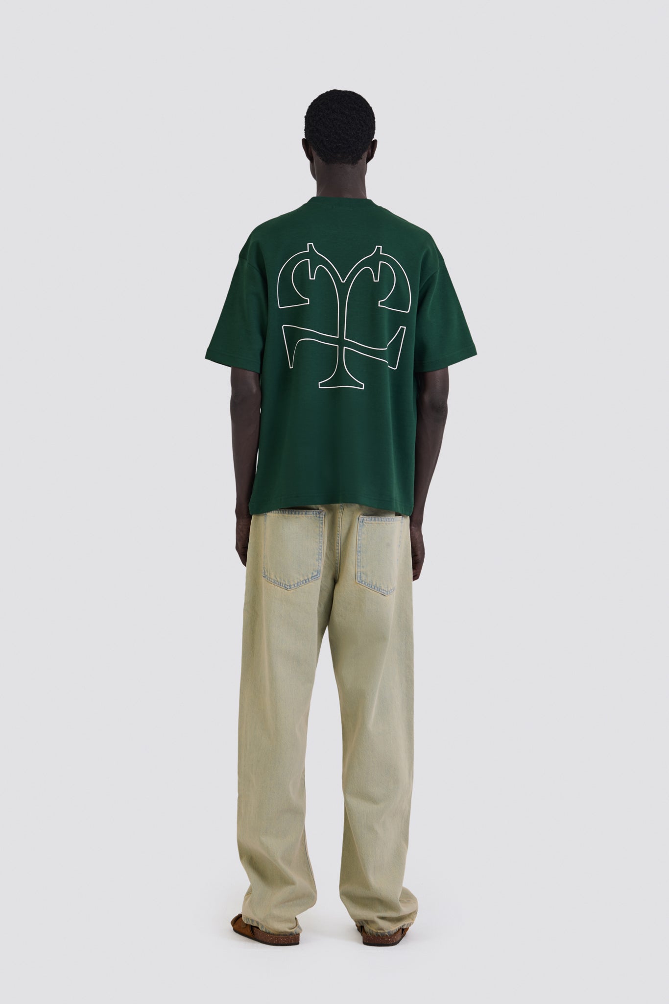 04X Oversized Forest Written IN Time T-Shirt