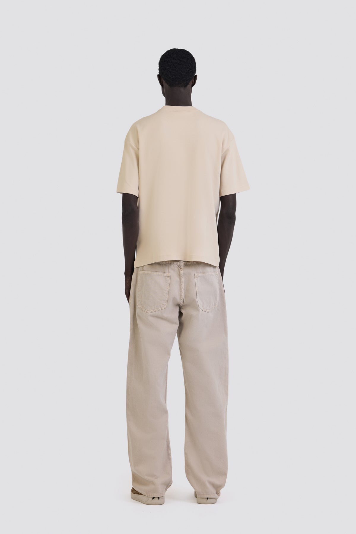 02P Oversized Cream T-shirt