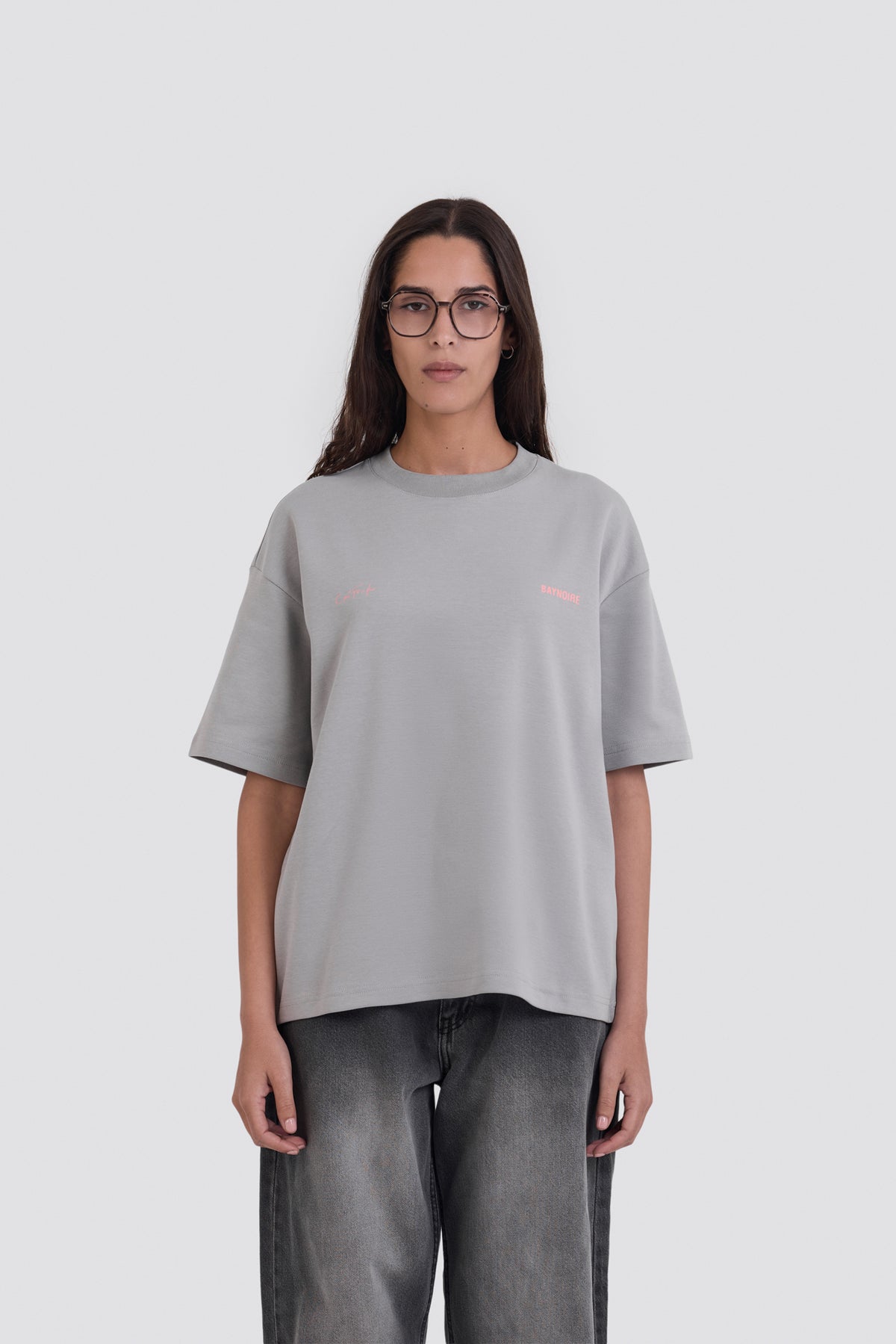 04X Oversized Grey Kept For A Few T-Shirt