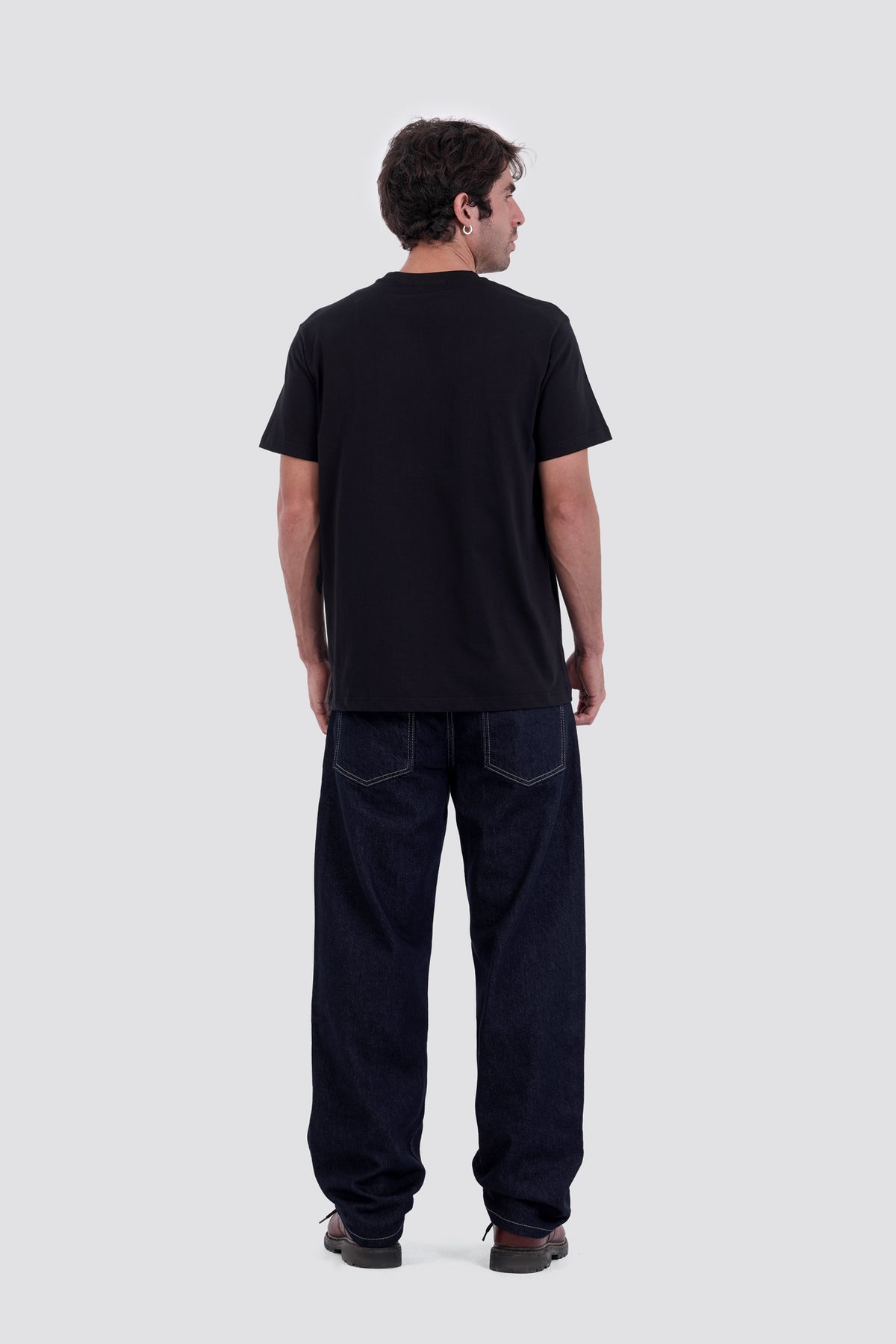 01E Regular Black Pack of 3 T-shirt