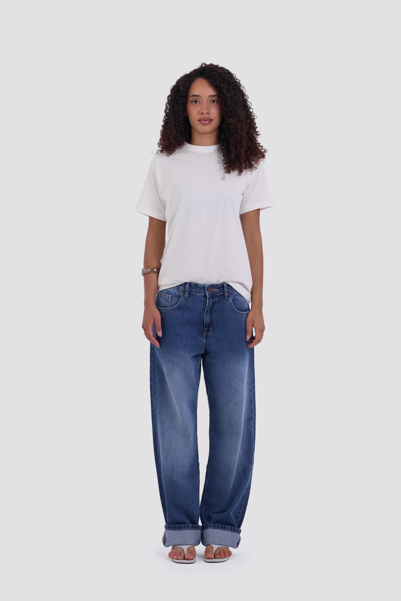 01E Regular White Pack of 3 T-shirt