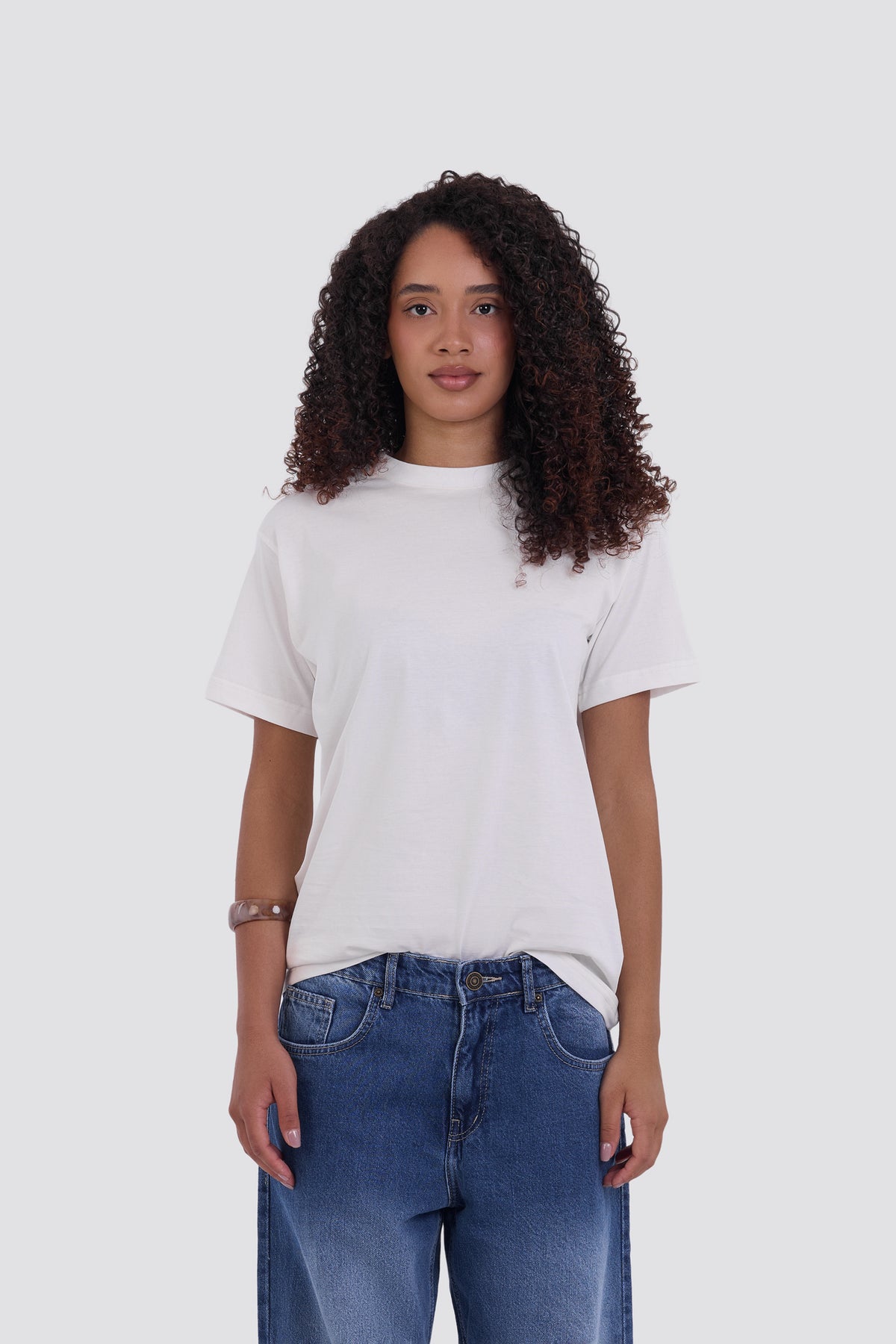 01E Regular White Pack of 3 T-shirt