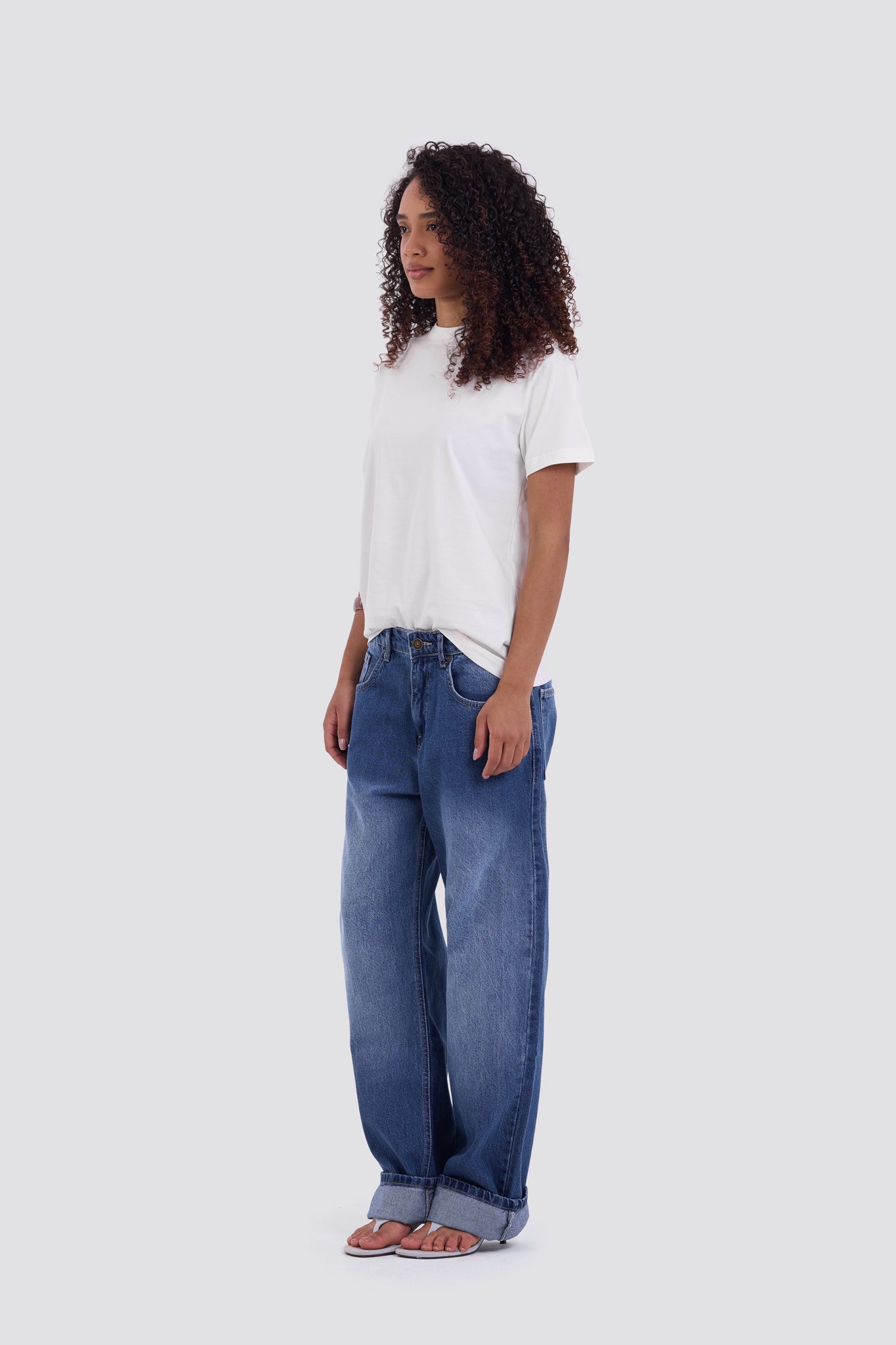 01E Regular White Pack of 3 T-shirt