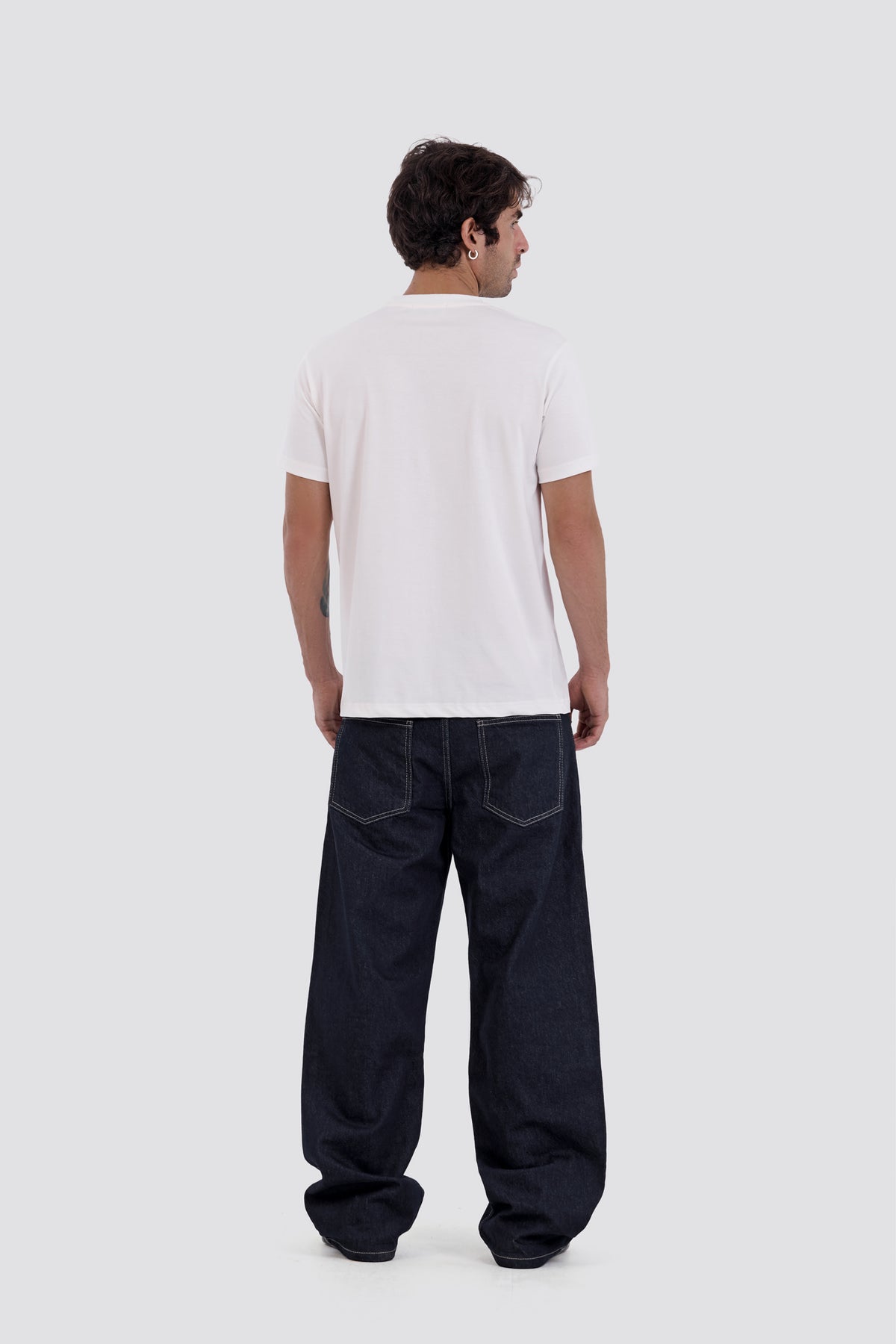 01E Regular White Pack of 3 T-shirt