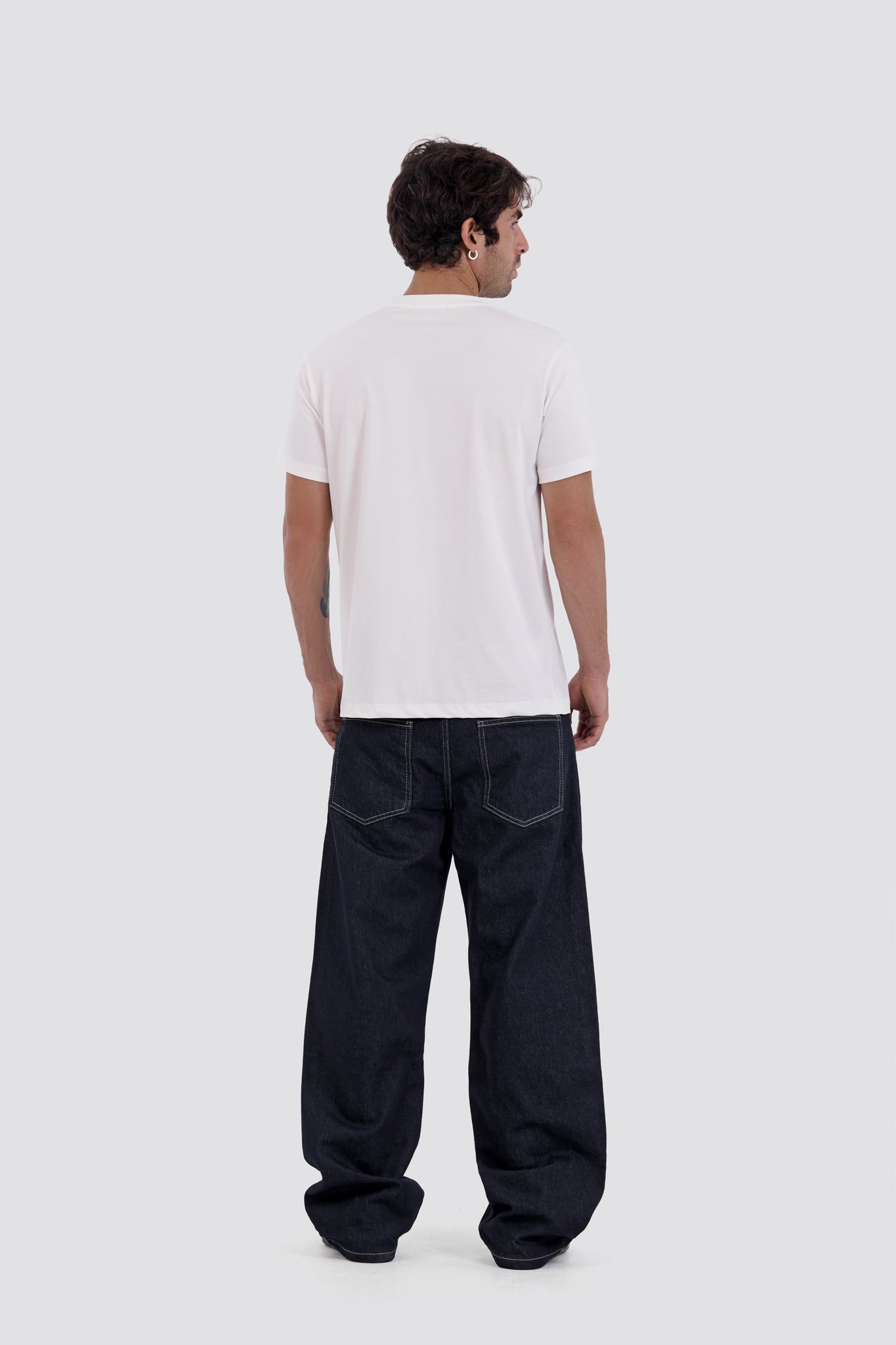 01E Regular White Pack of 3 T-shirt
