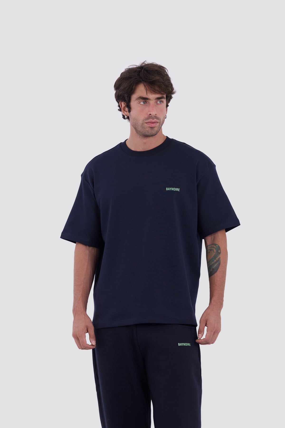 02P Oversized Navy T-shirt