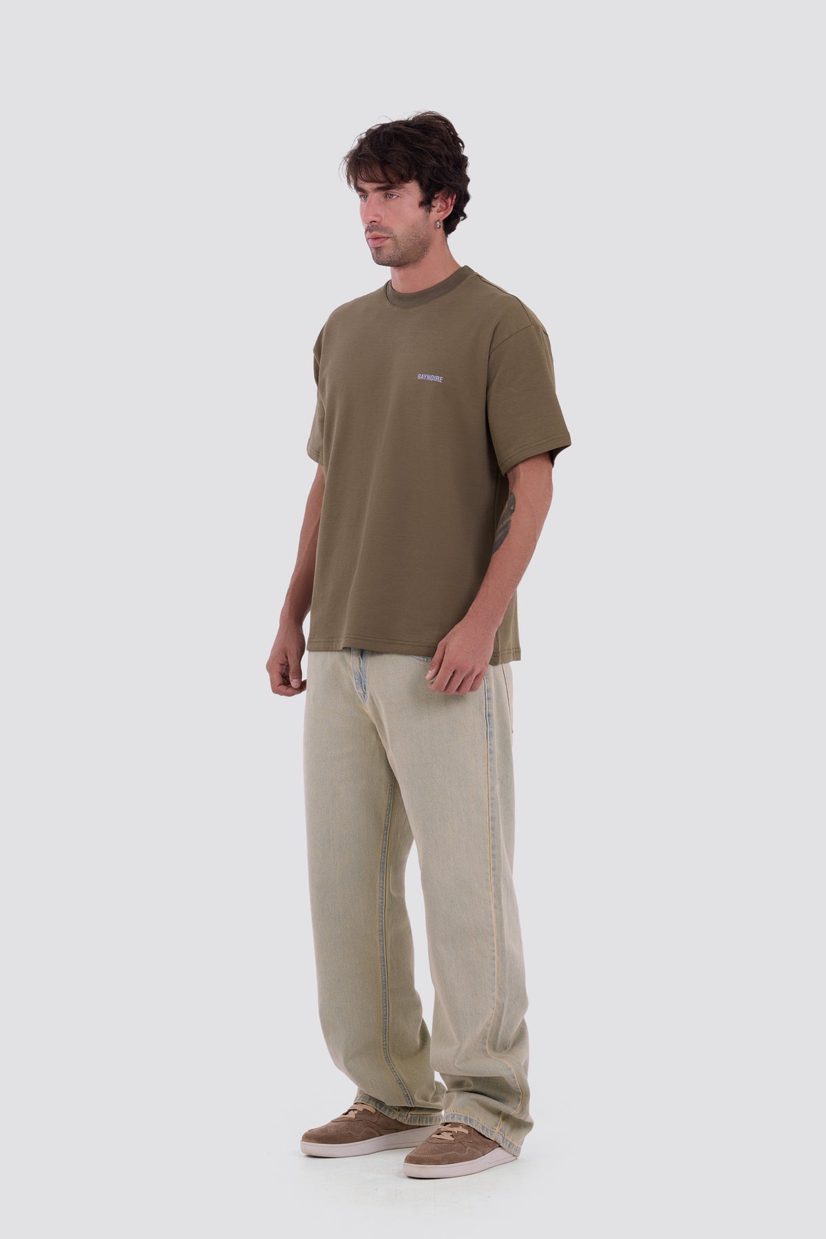 02P Oversized Olive T-shirt