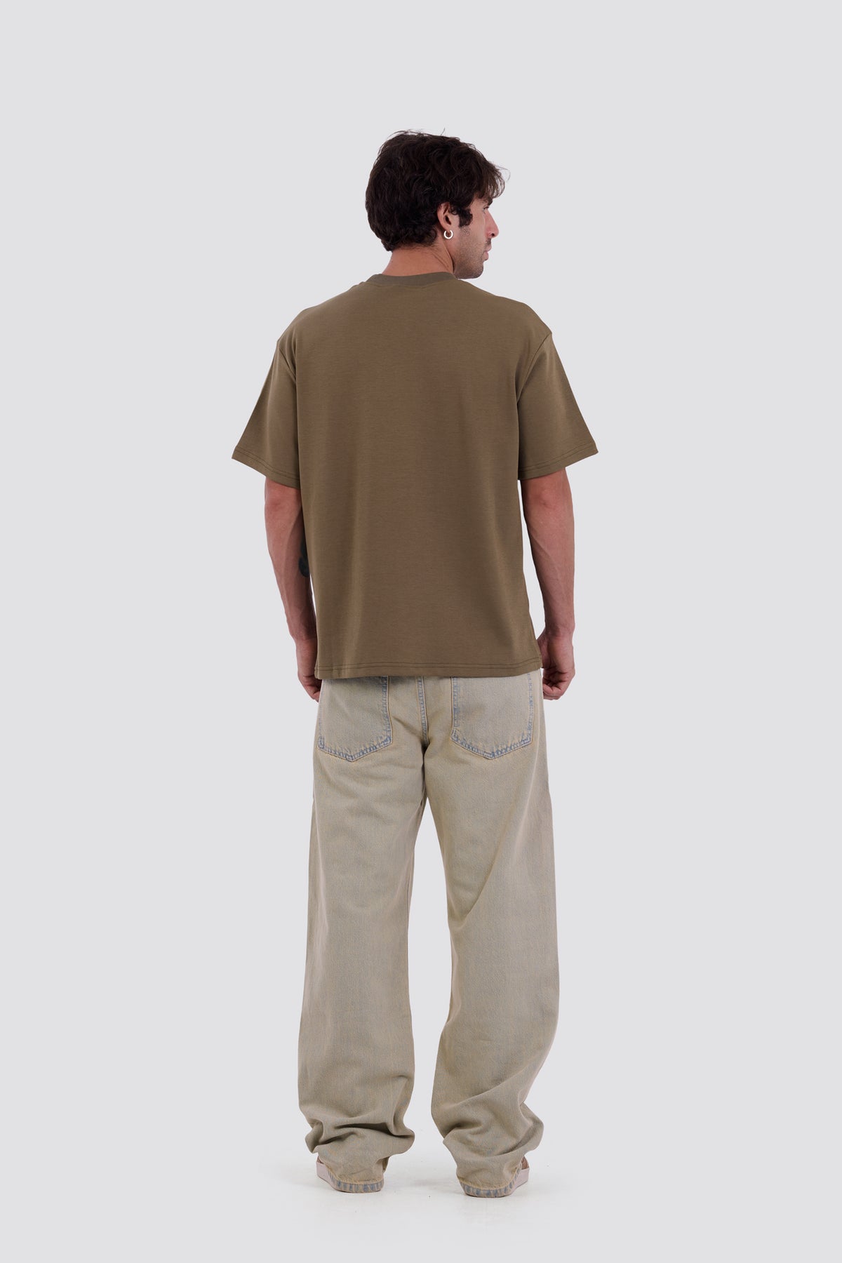 02P Oversized Olive T-shirt