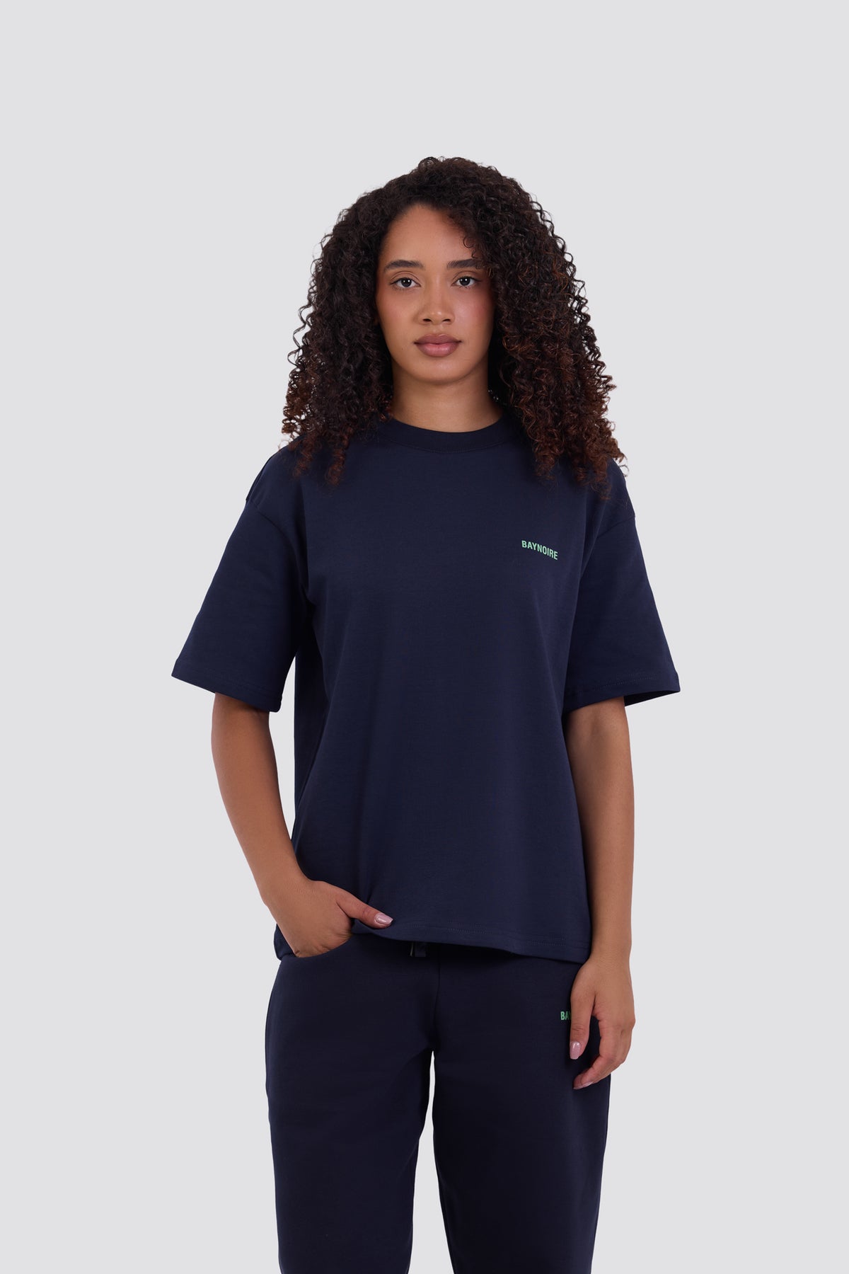 02P Oversized Navy T-shirt