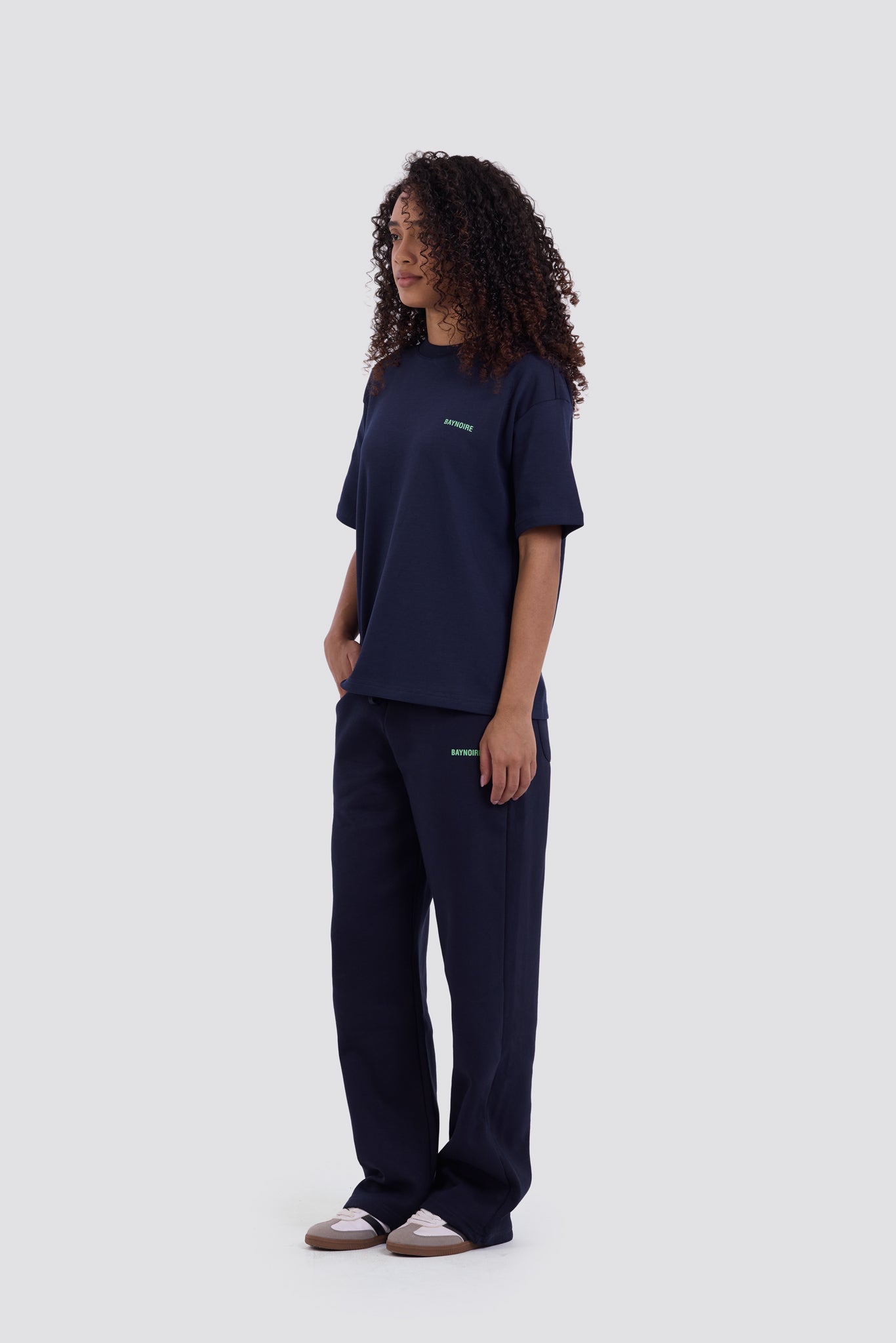 02P Oversized Navy T-shirt