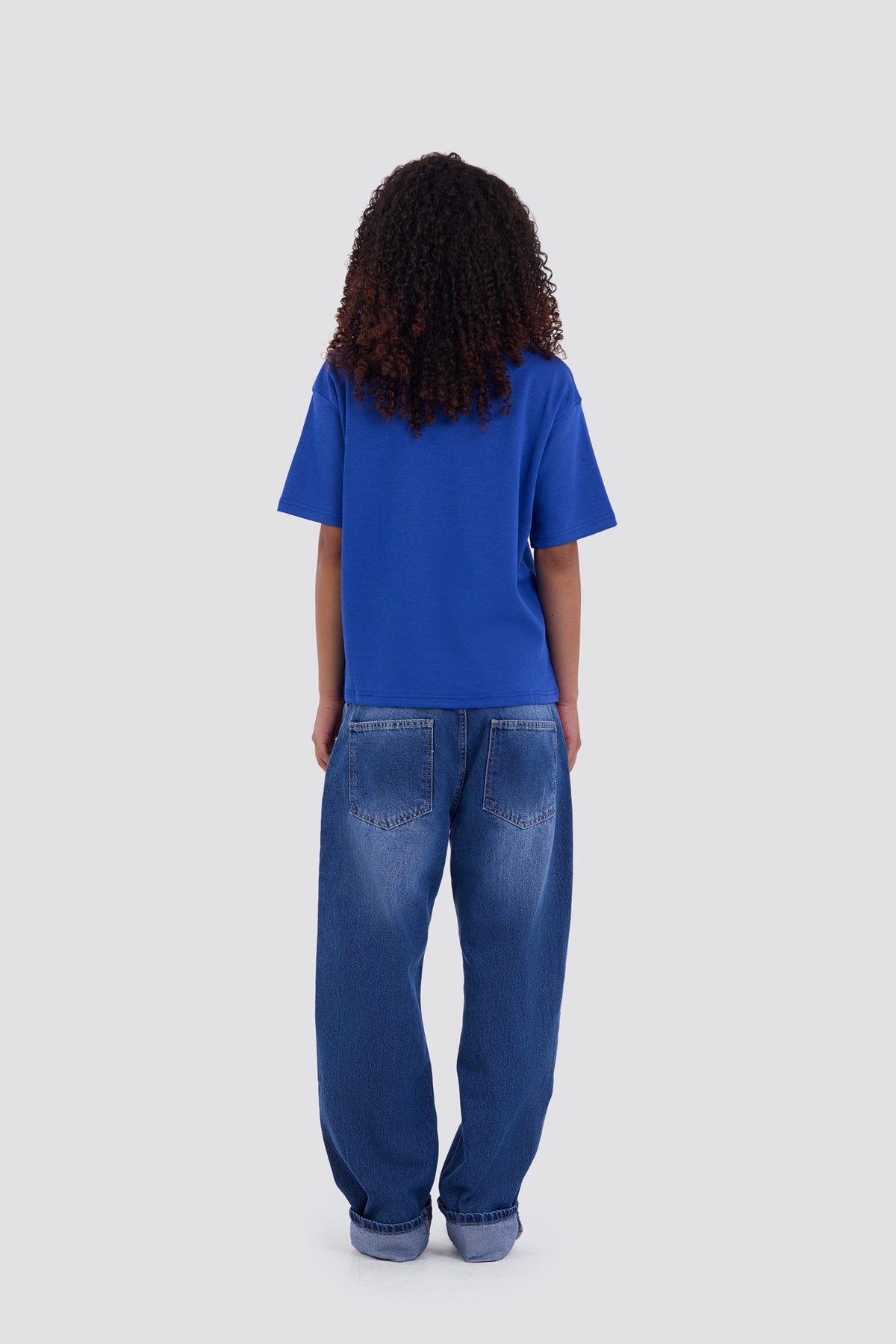 02P Oversized Royal Blue T-shirt