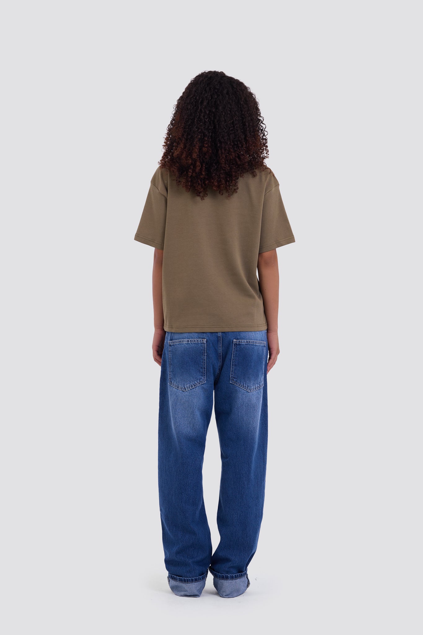 02P Oversized Olive T-shirt