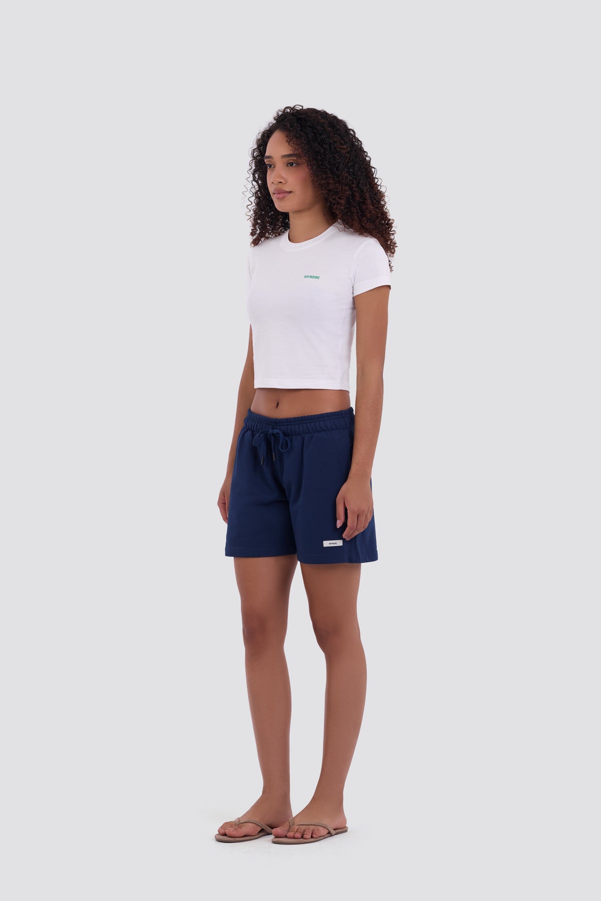 0IE Relaxed Navy Short Sweatshorts