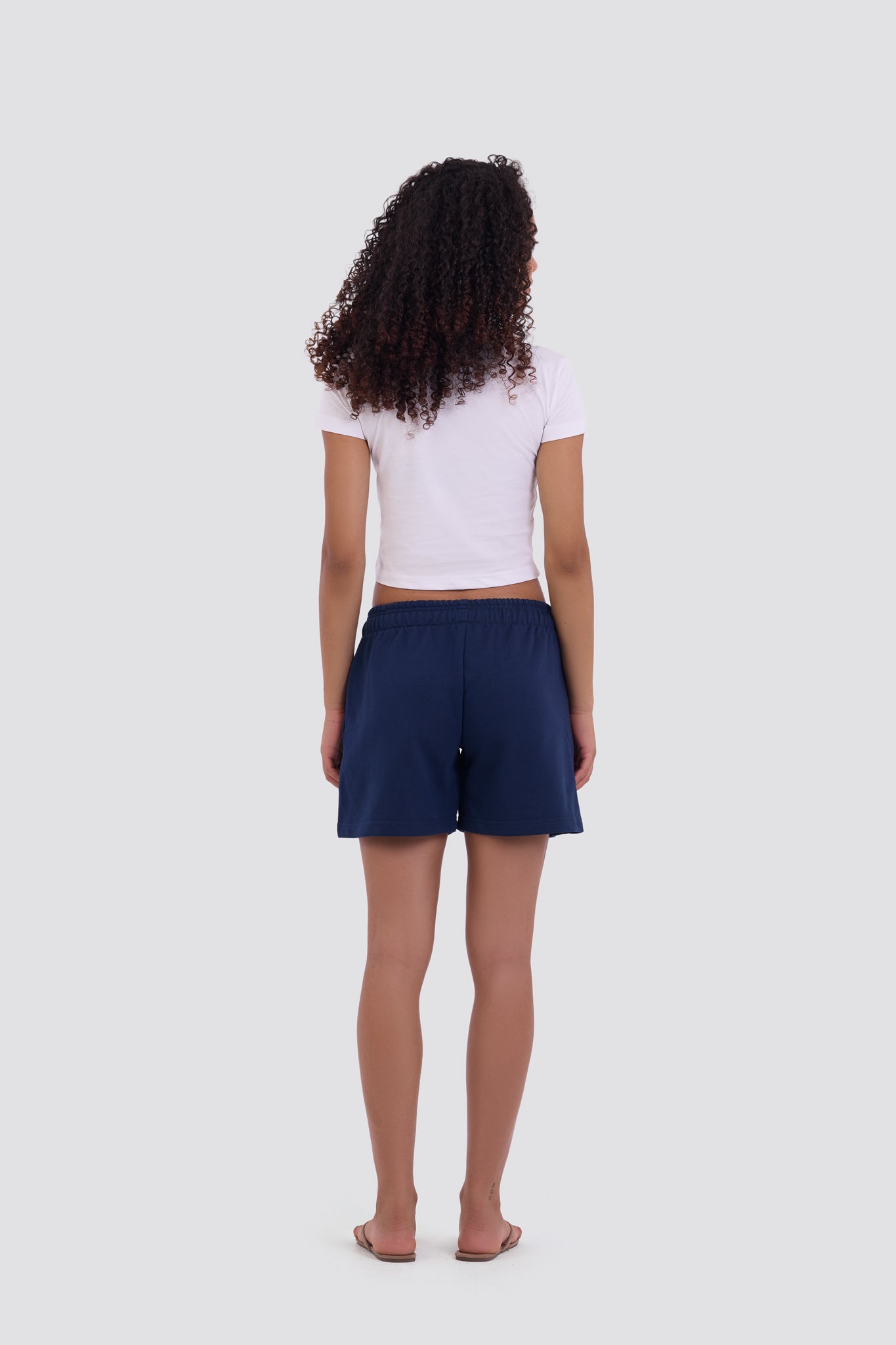 0IE Relaxed Navy Short Sweatshorts