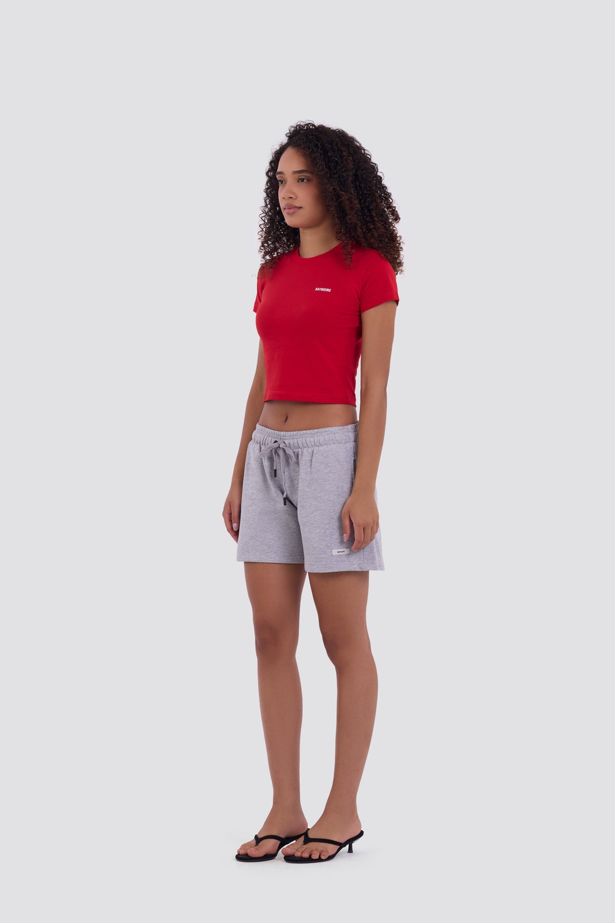 0IE Relaxed Grey Short Sweatshorts