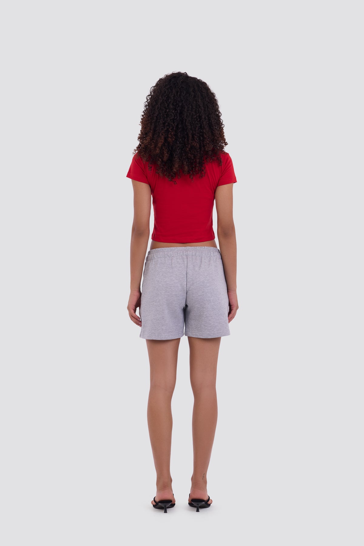 0IE Relaxed Grey Short Sweatshorts