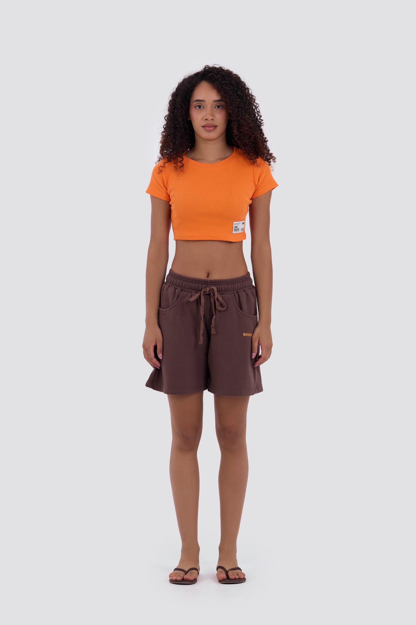 Brown Logo PL Sweatshorts