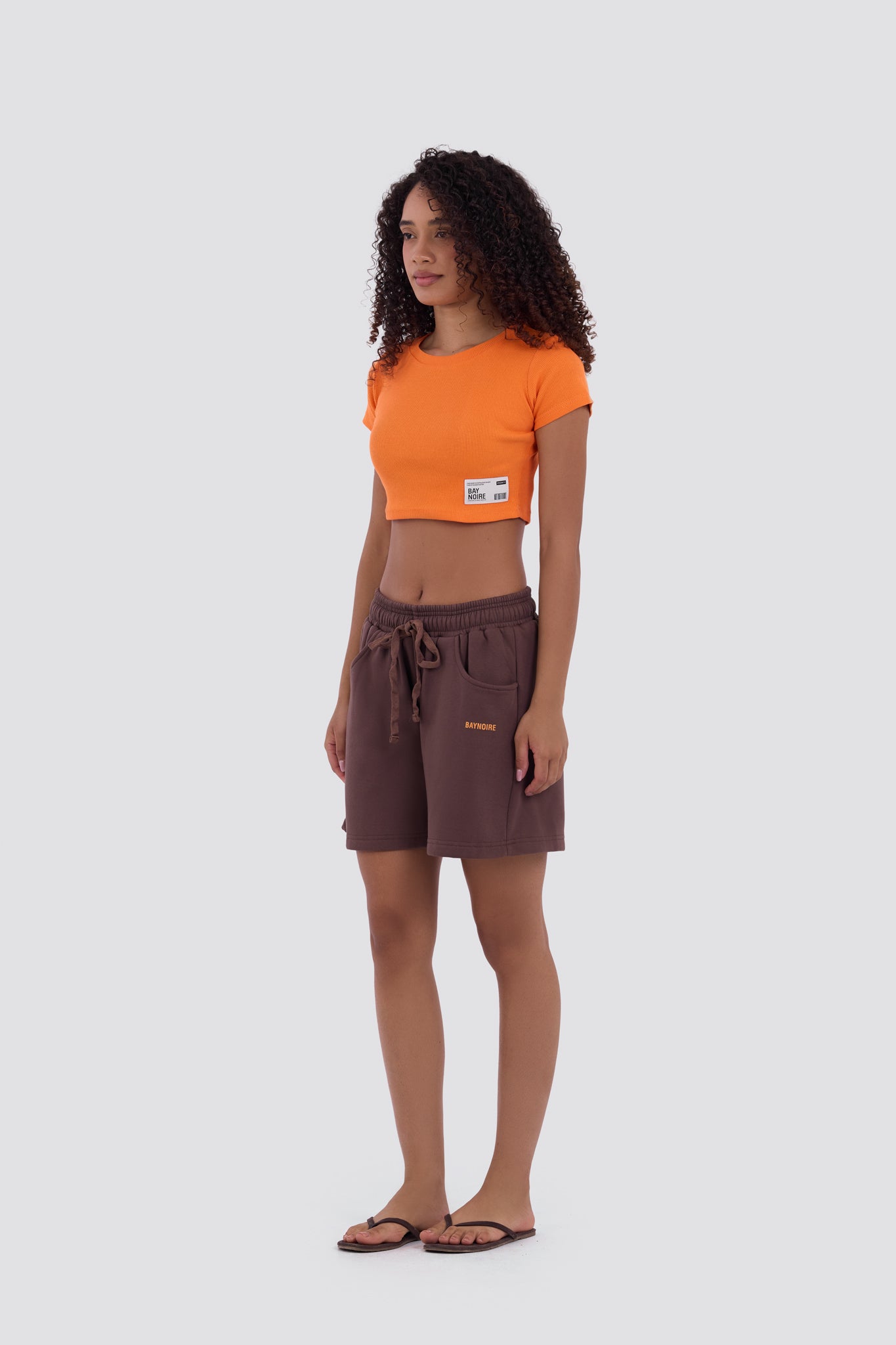Brown Logo PL Sweatshorts