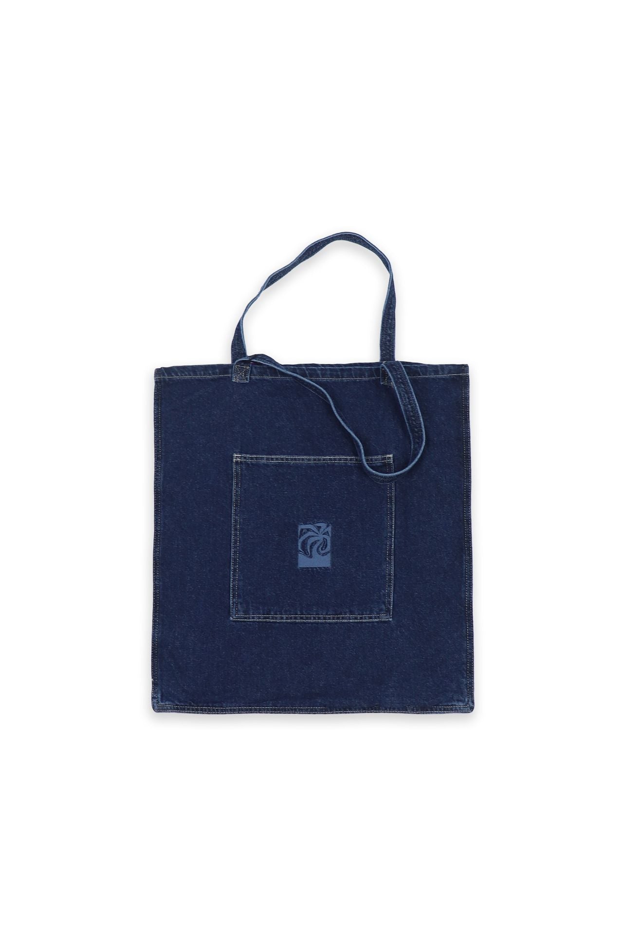 Dark Blue Denim Tote Bag