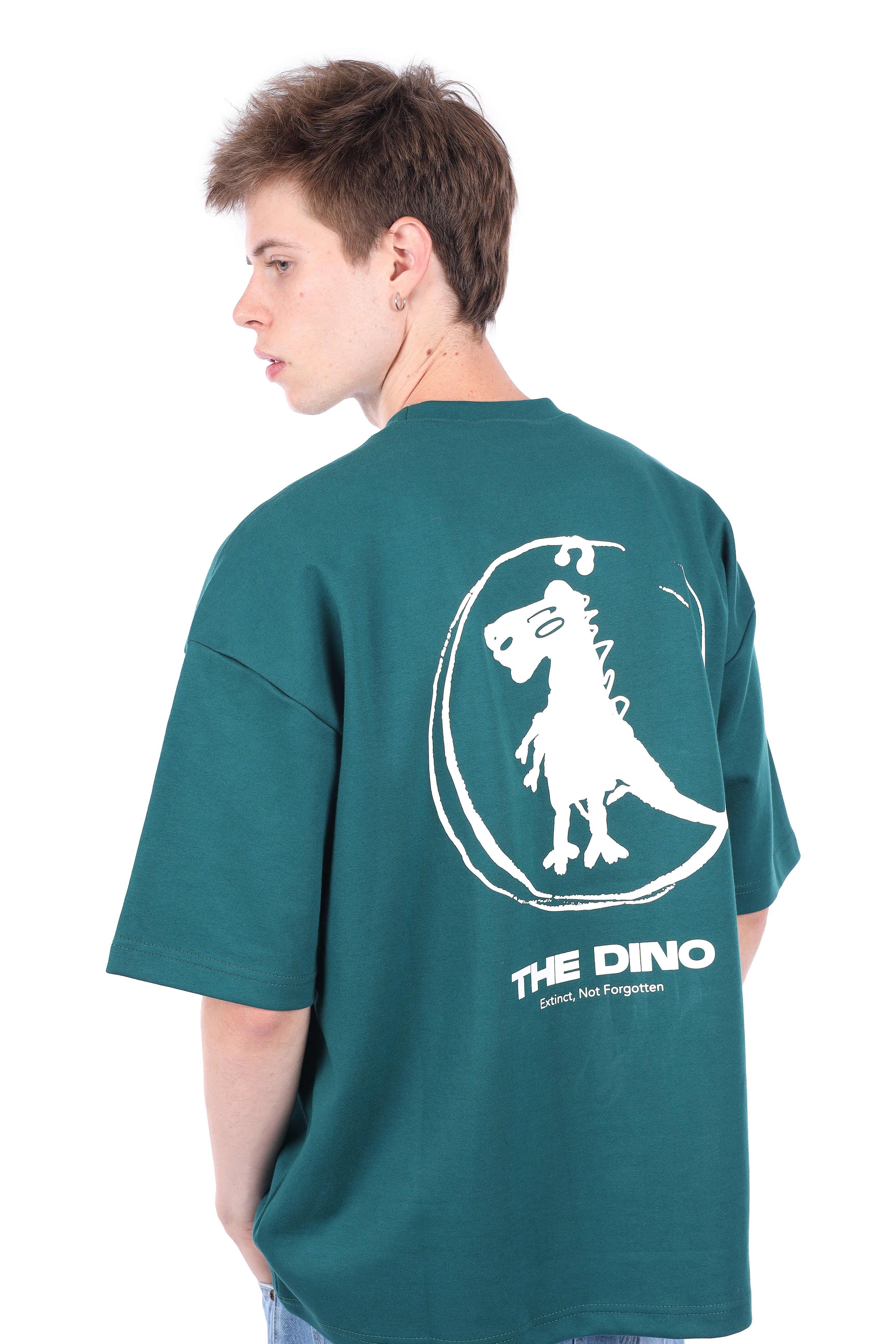 Teal TheDino Oversized T-shirt