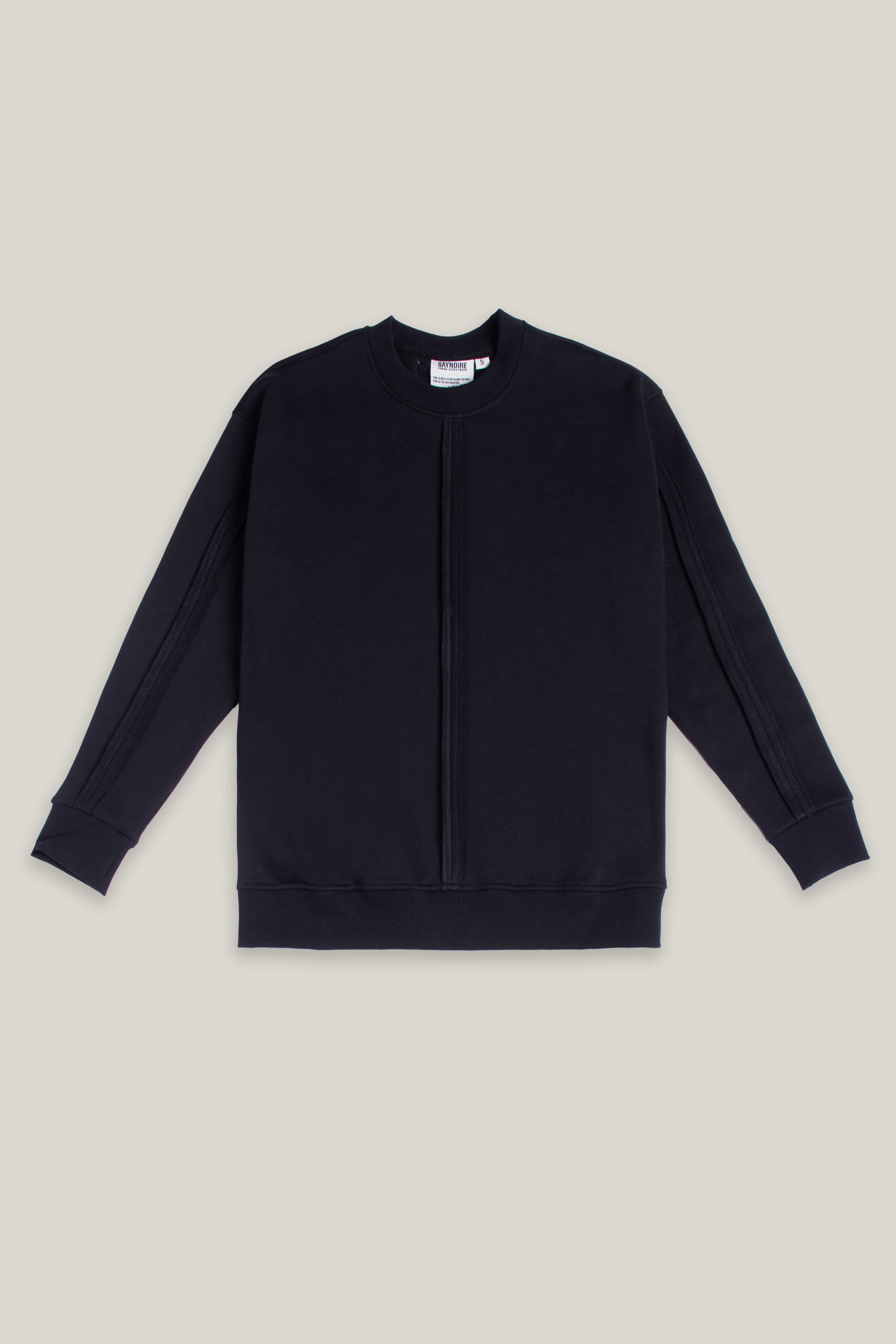 Black L01 Oversized Sweatshirt