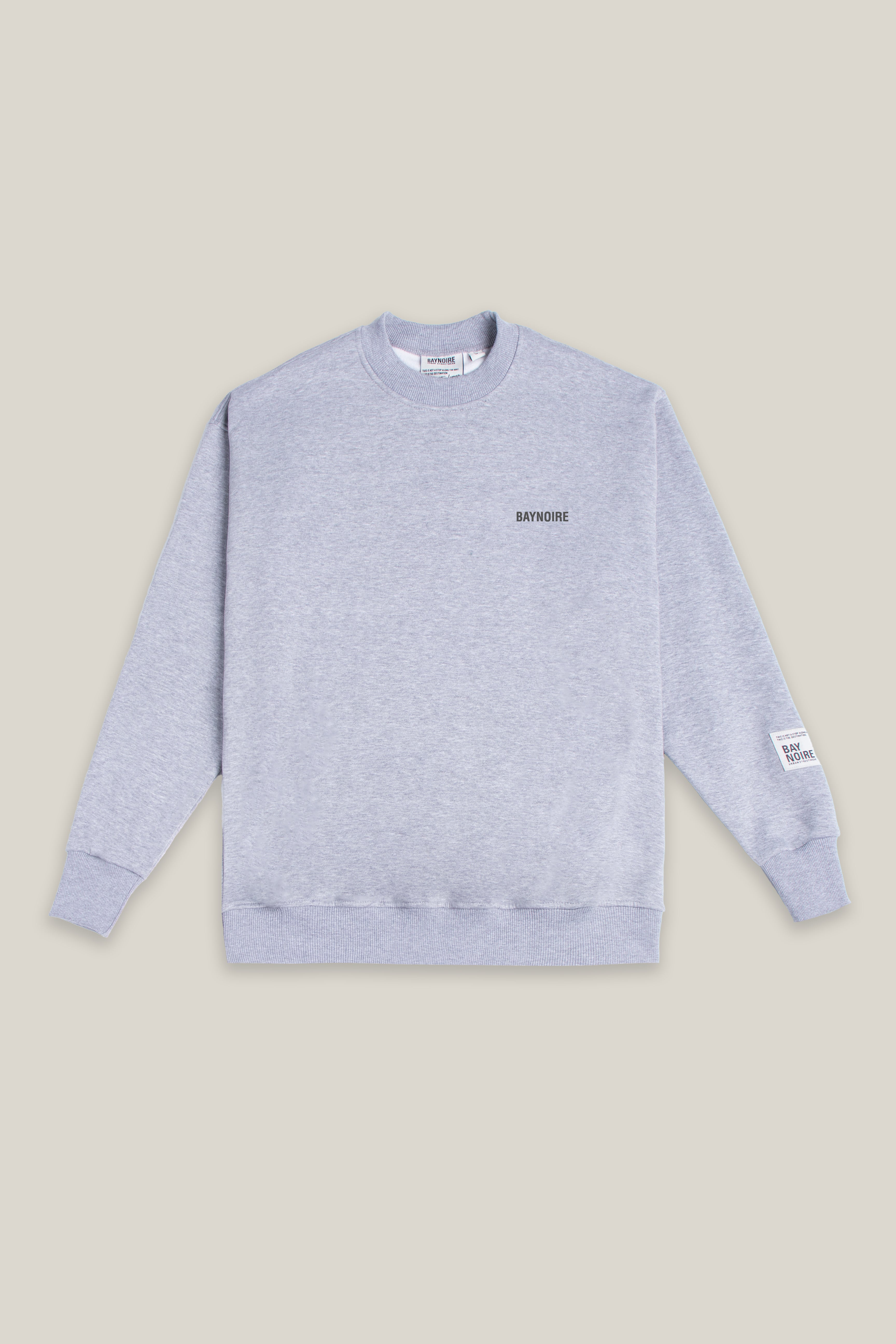 Grey Logo PL Oversized Sweatshirt