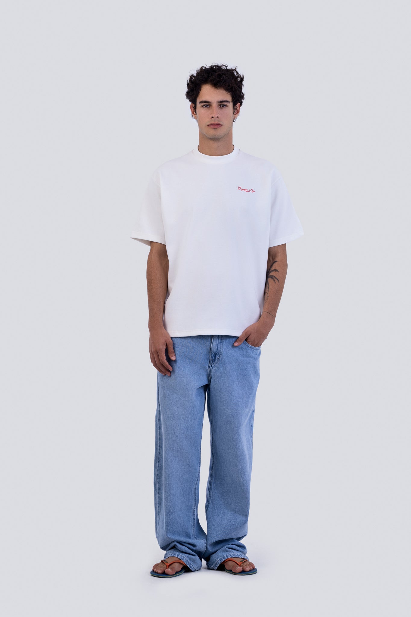 Copa Oversized White Lemon Tee