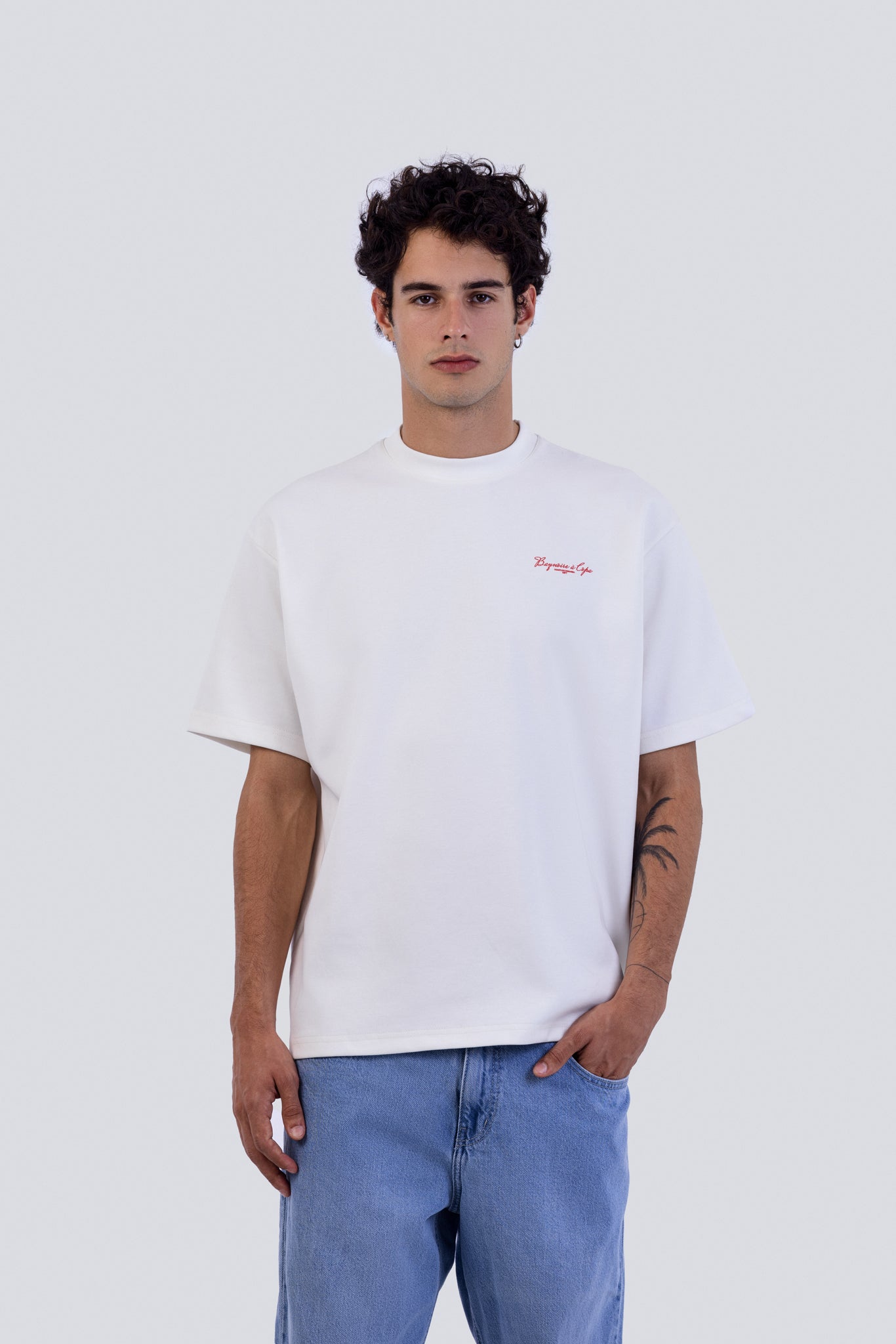 Copa Oversized White Lemon Tee