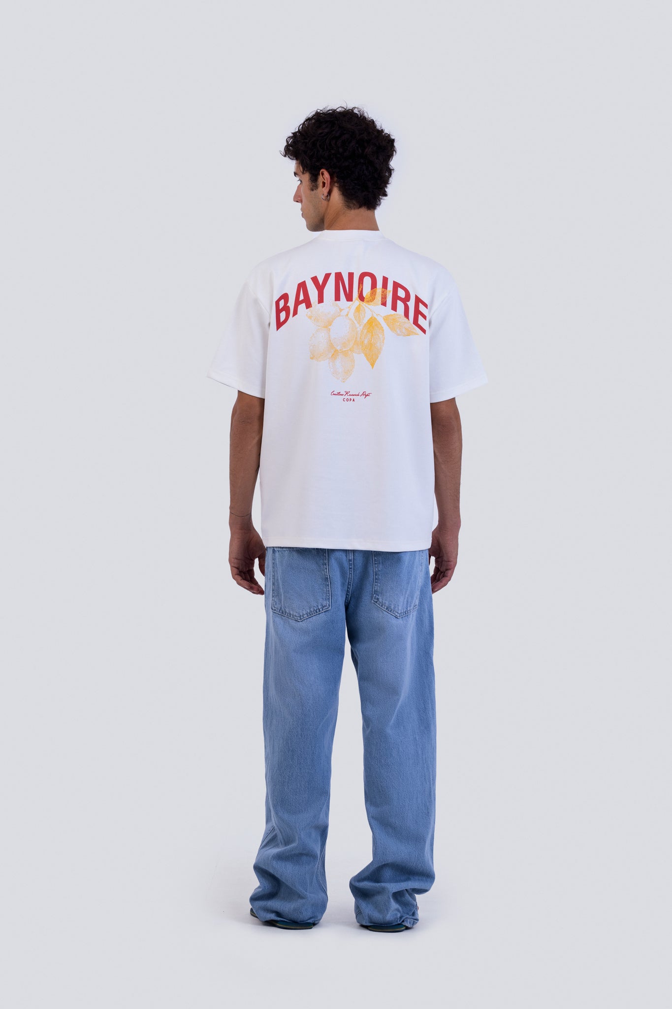 Copa Oversized White Lemon Tee